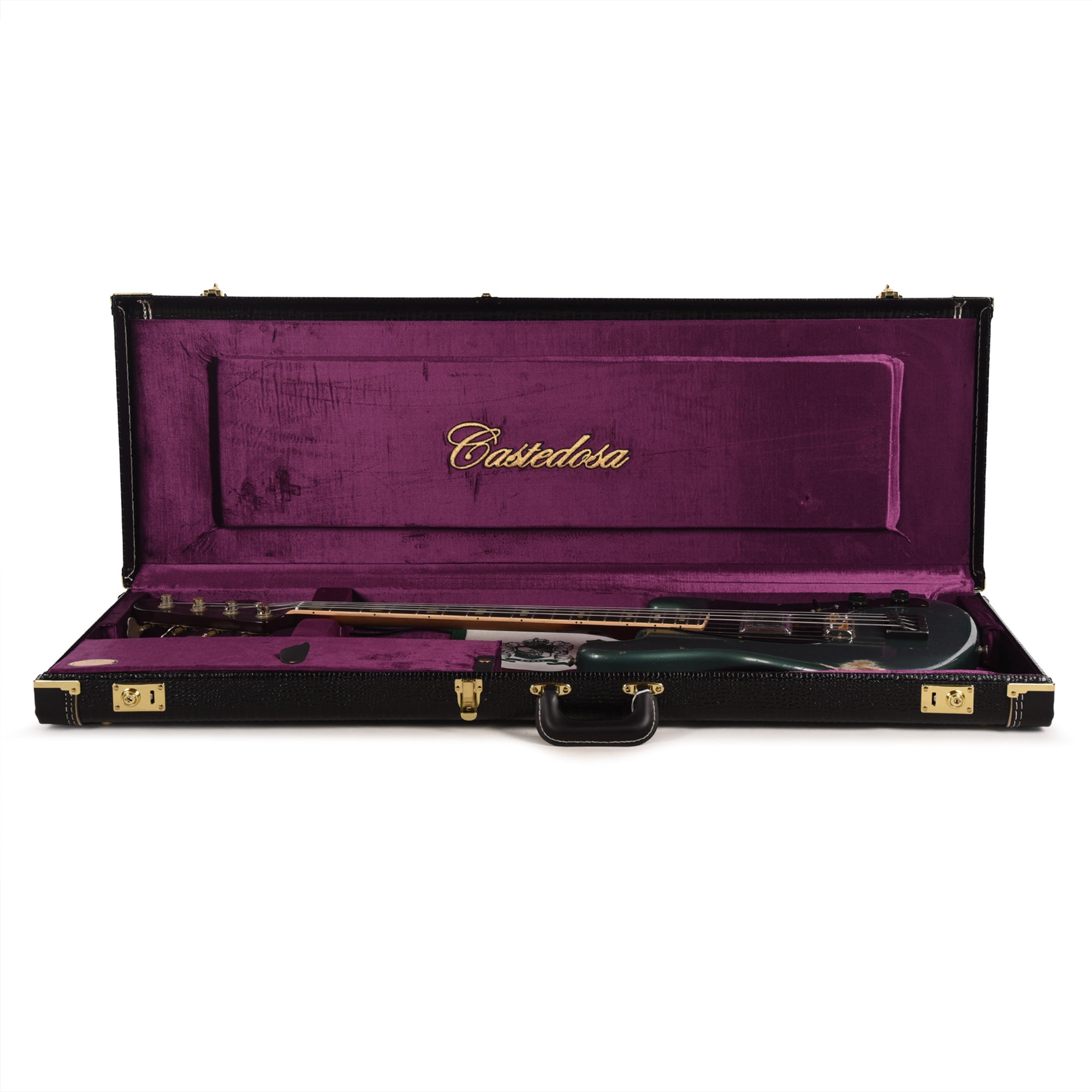 Castedosa Conchers Short-Scale Bass Aged Sherwood Green w/Novak Pickups