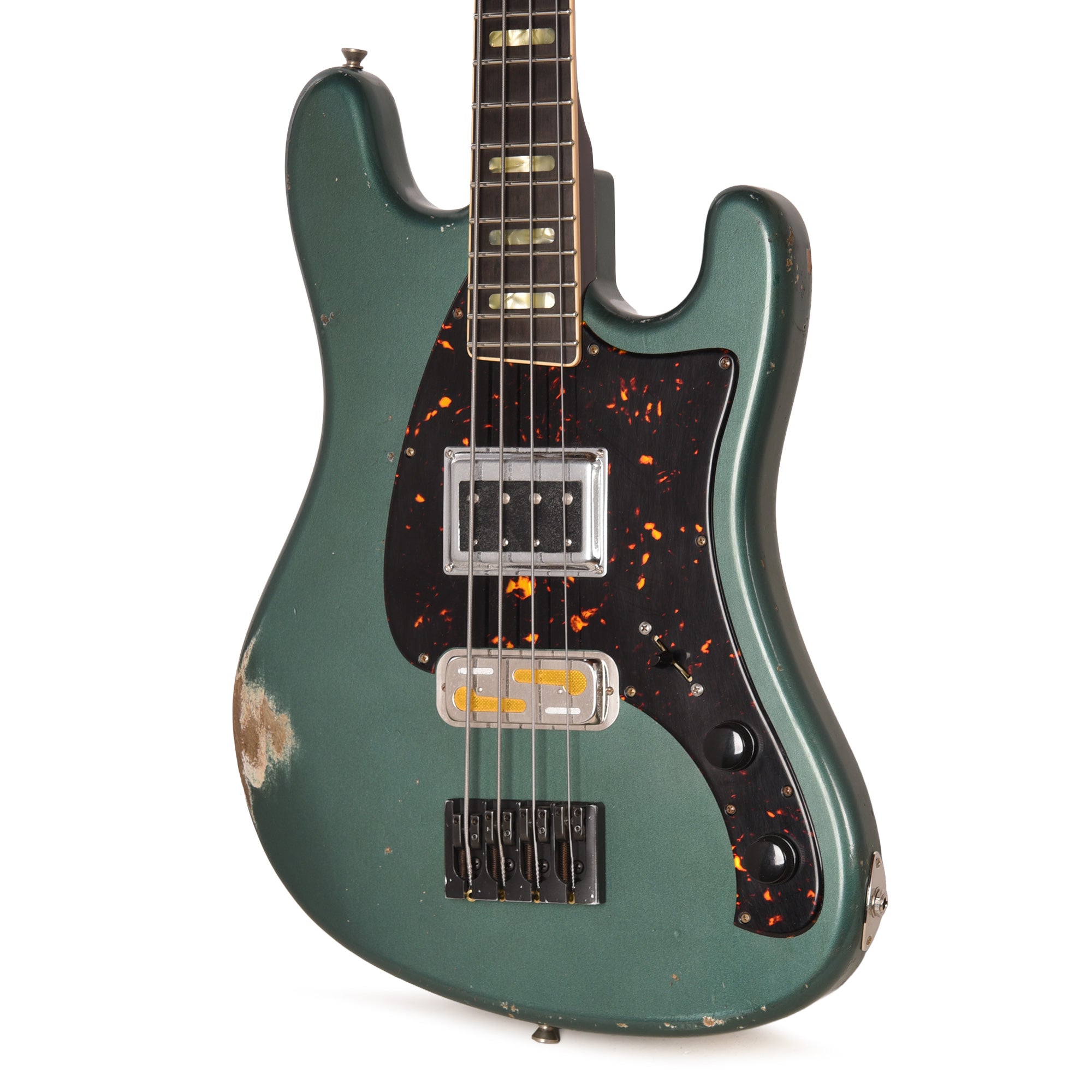 Castedosa Conchers Short-Scale Bass Aged Sherwood Green w/Novak Pickups