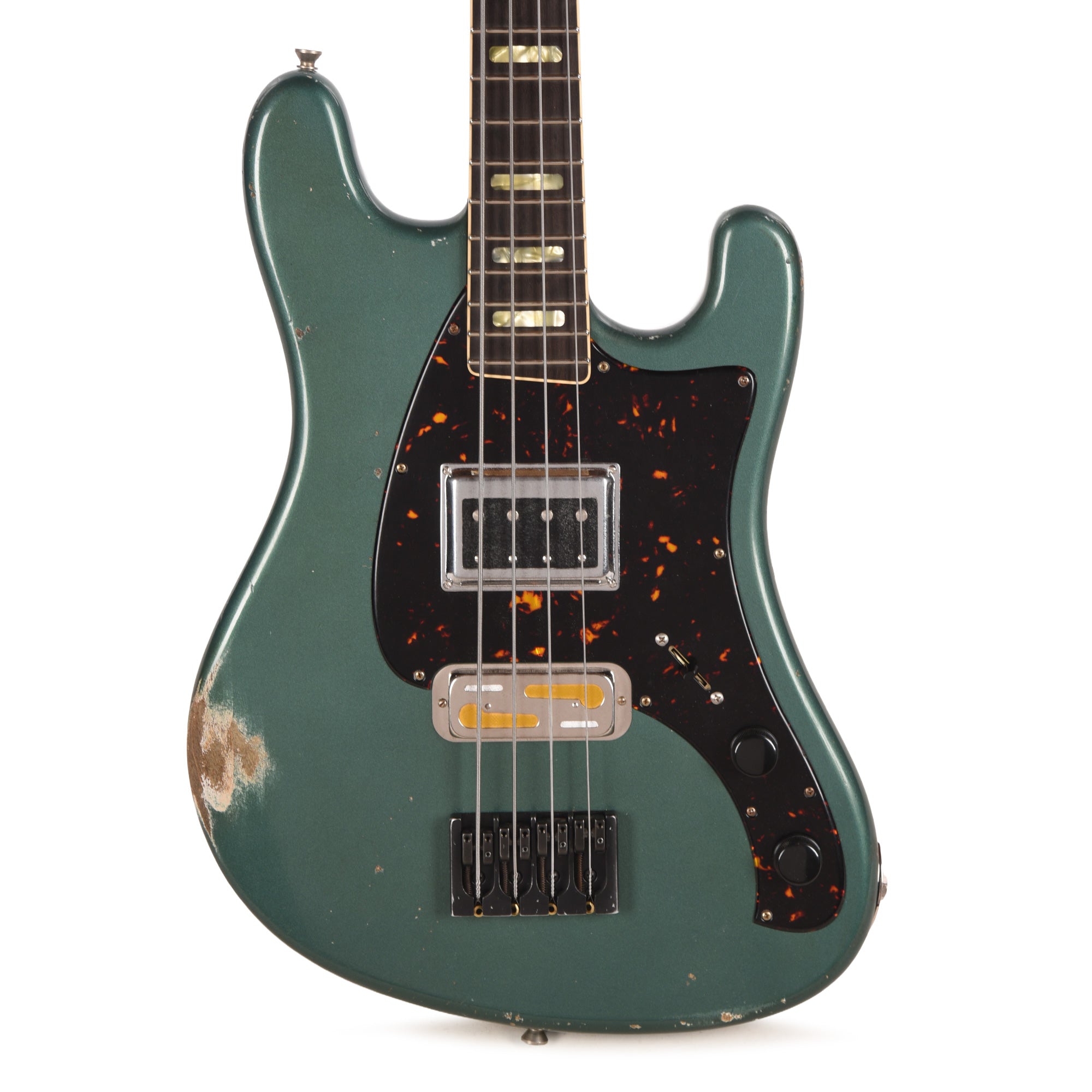 Castedosa Conchers Short-Scale Bass Aged Sherwood Green w/Novak Pickups