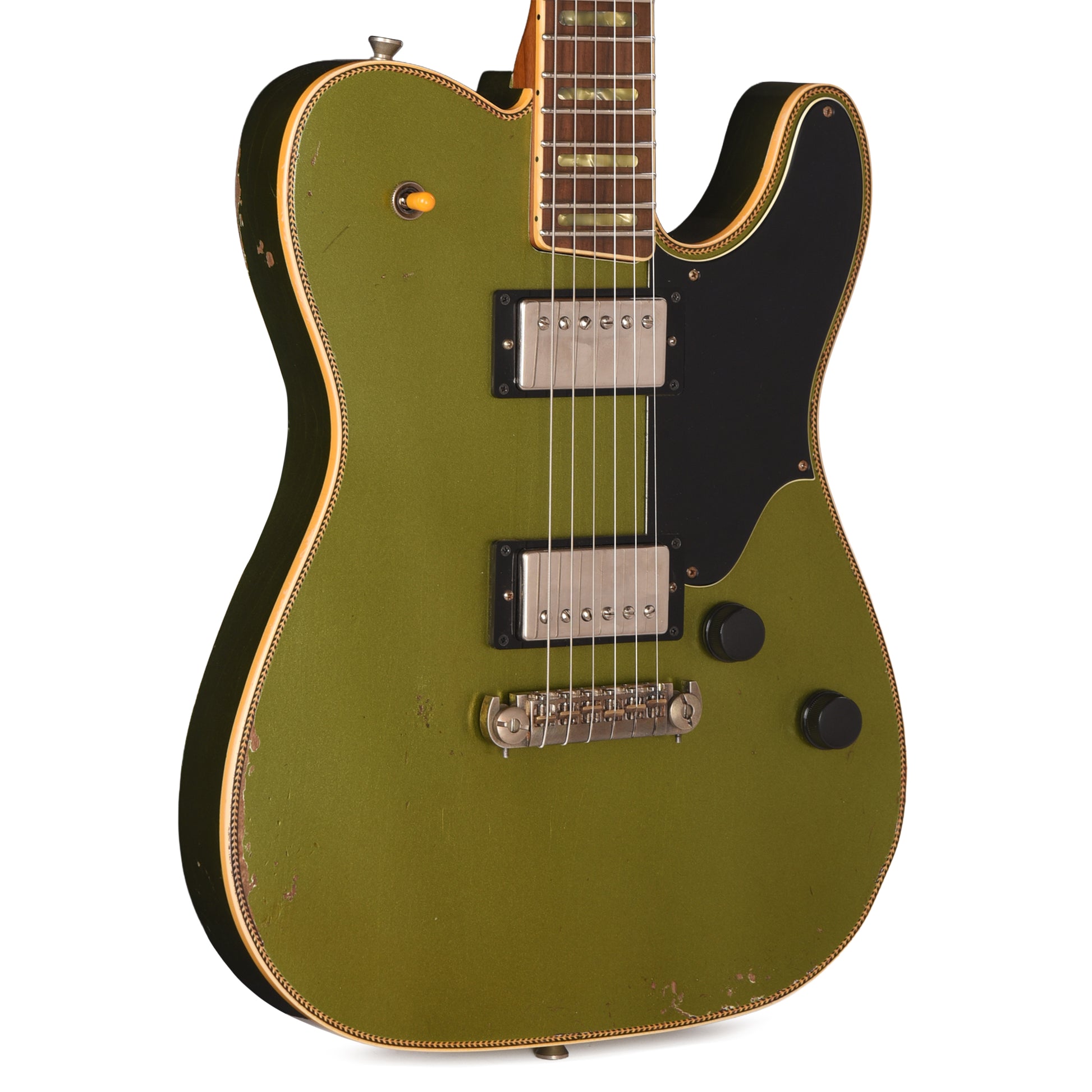 Castedosa Marianna Semi-Hollow Aged Cadillac Green Metallic/Natural Back & Sides w/TS Humbuckers