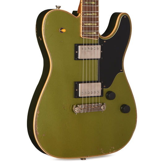 Castedosa Marianna Semi-Hollow Aged Cadillac Green Metallic/Natural Back & Sides w/TS Humbuckers