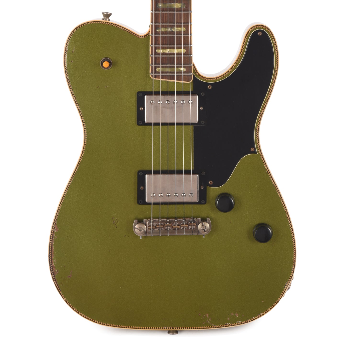Castedosa Marianna Semi-Hollow Aged Cadillac Green Metallic/Natural Back & Sides w/TS Humbuckers