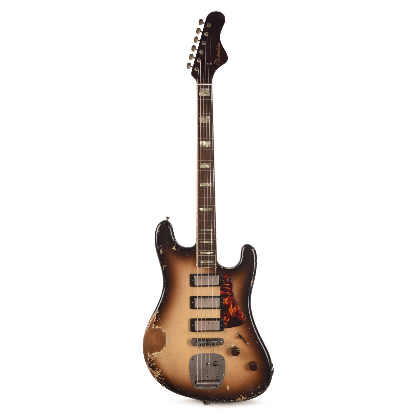 Castedosa Conchers Baritone Aged Burnt Marshmallow Burst Electric Guitars