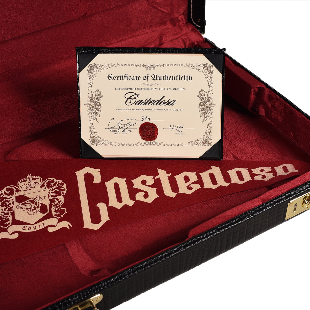 Castedosa El Halcon Baritone Aged Black Electric Guitars