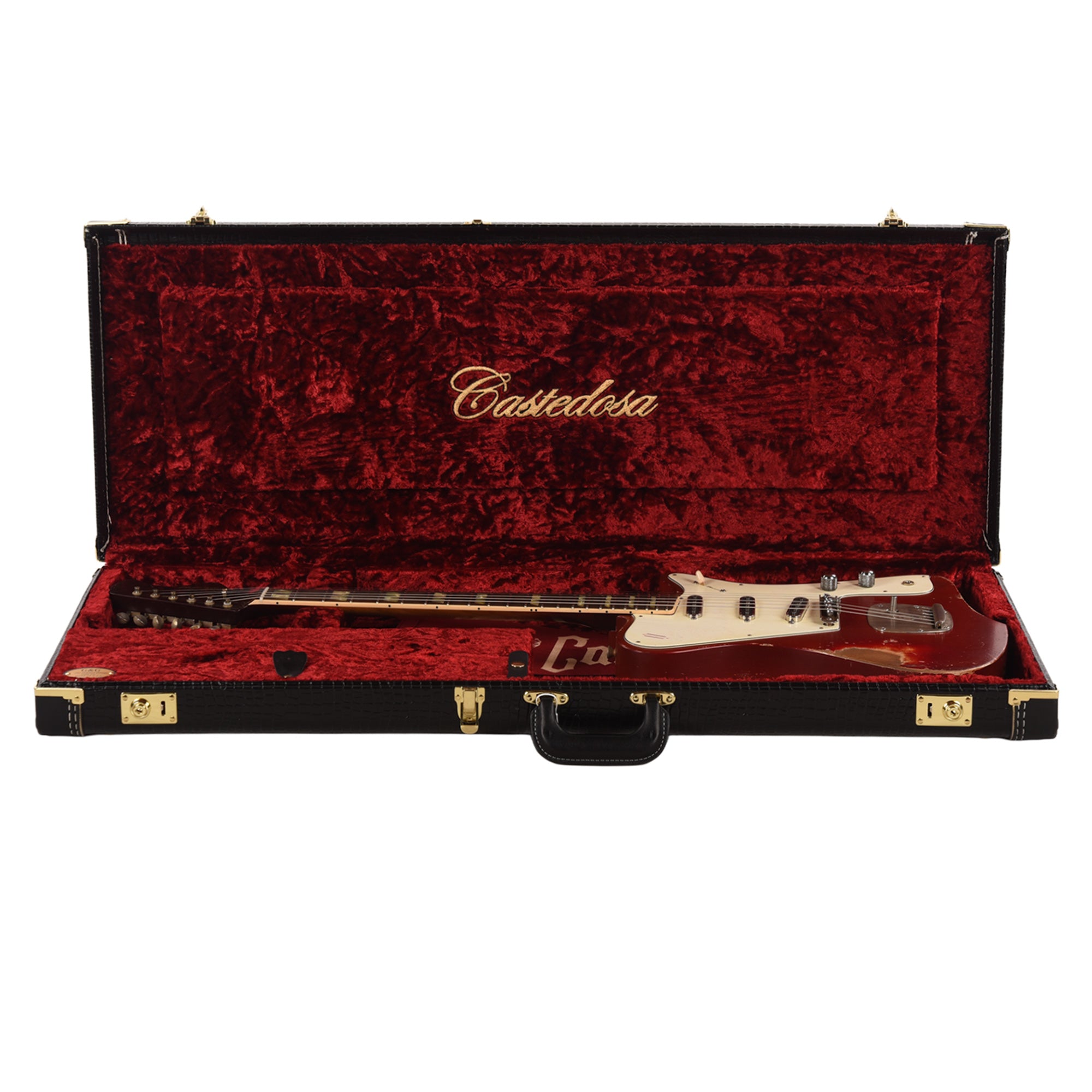 Castedosa El Halcón Standard Aged Candy Apple Red Electric Guitars