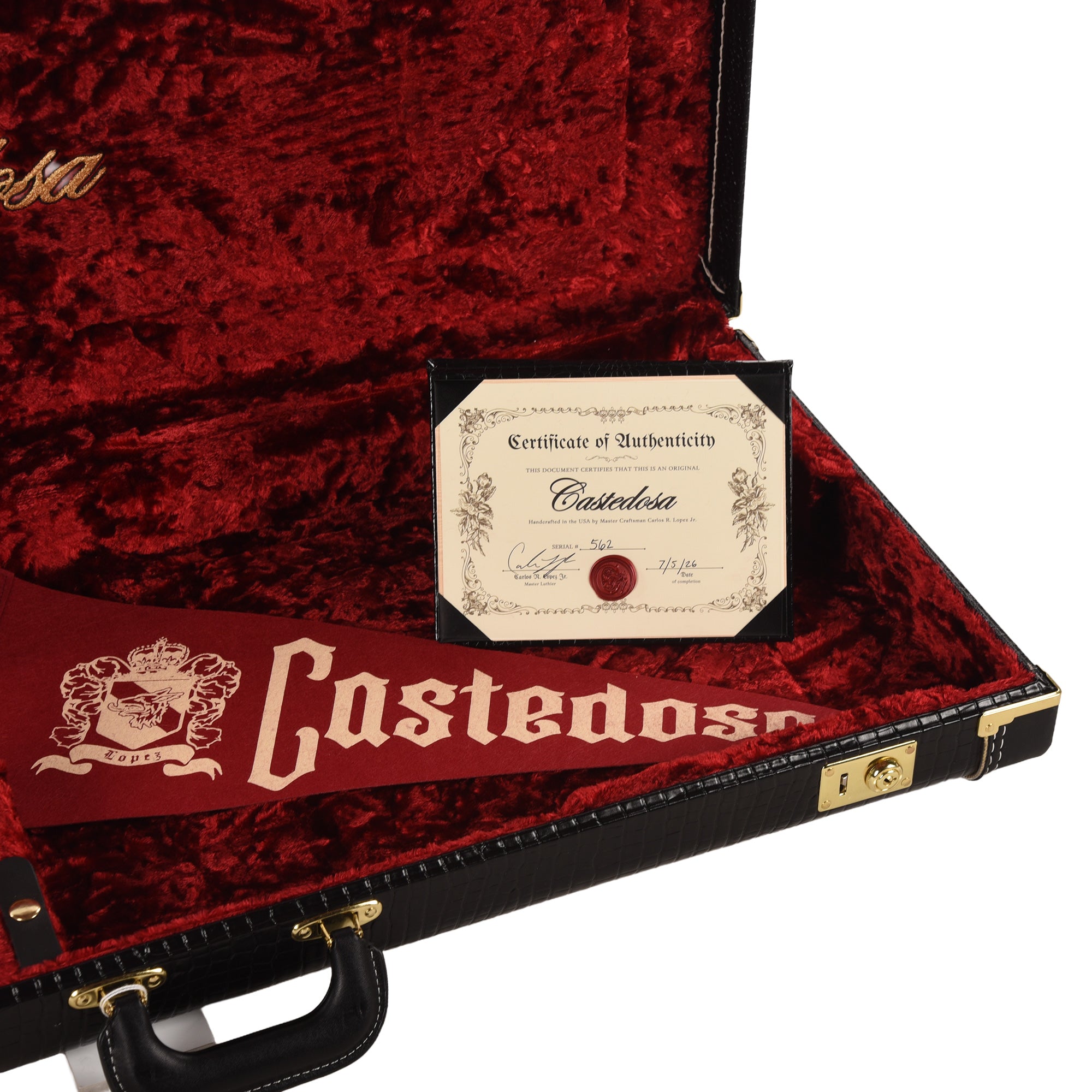 Castedosa El Halcón Standard Aged Candy Apple Red Electric Guitars