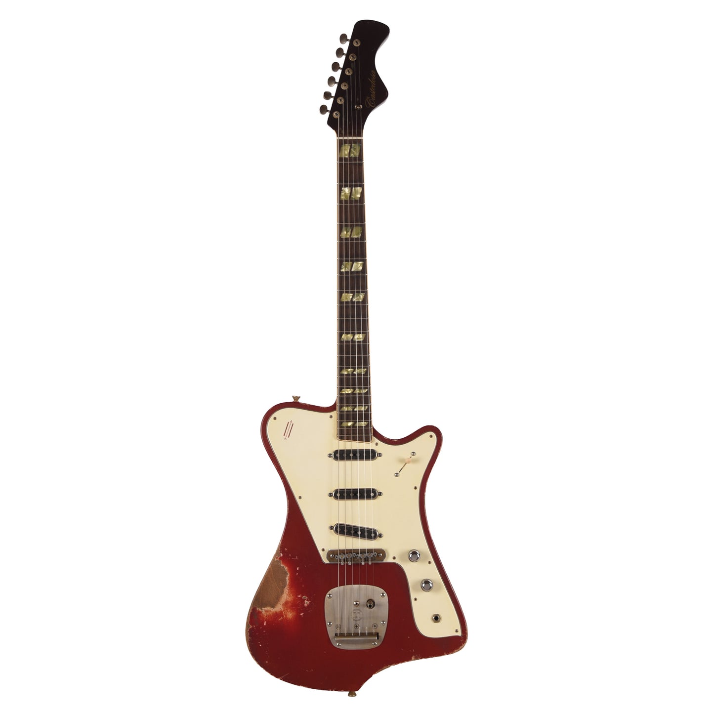 Castedosa El Halcón Standard Aged Candy Apple Red Electric Guitars