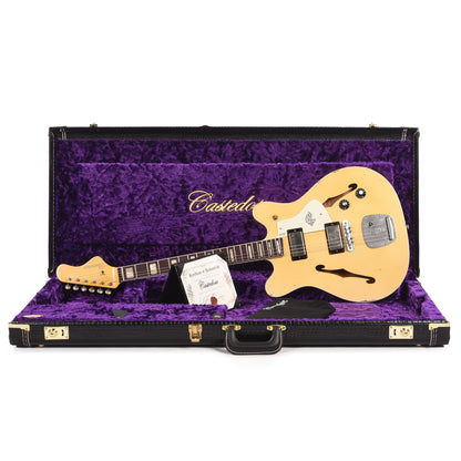 Castedosa 3511 Lobo Aged Burnt Marshmallow w/TS Humbuckers & Matching Headstock Electric Guitars / Semi-Hollow