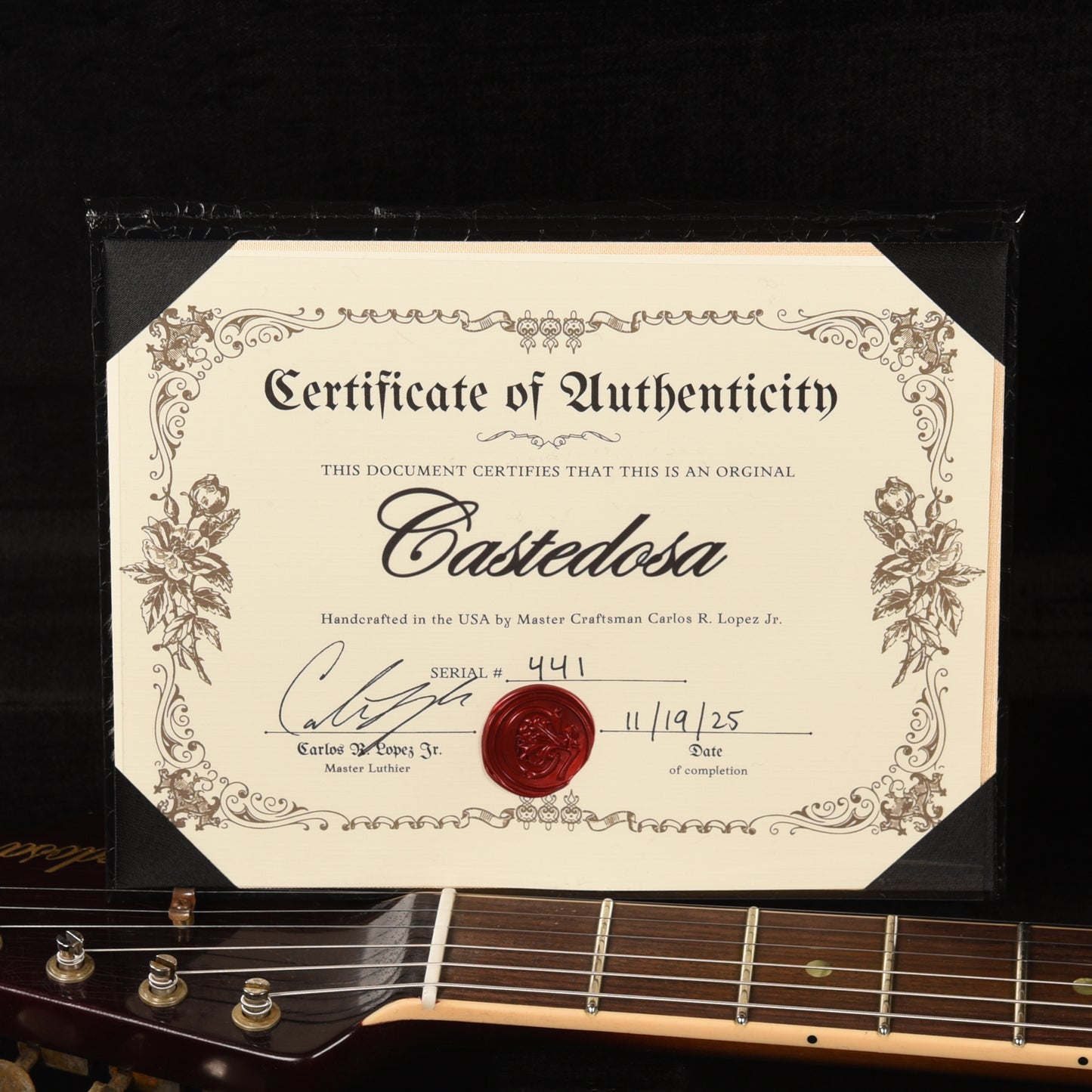 Castedosa ABI Aged Mocha w/Abigail Ybarra Pickups Electric Guitars / Solid Body