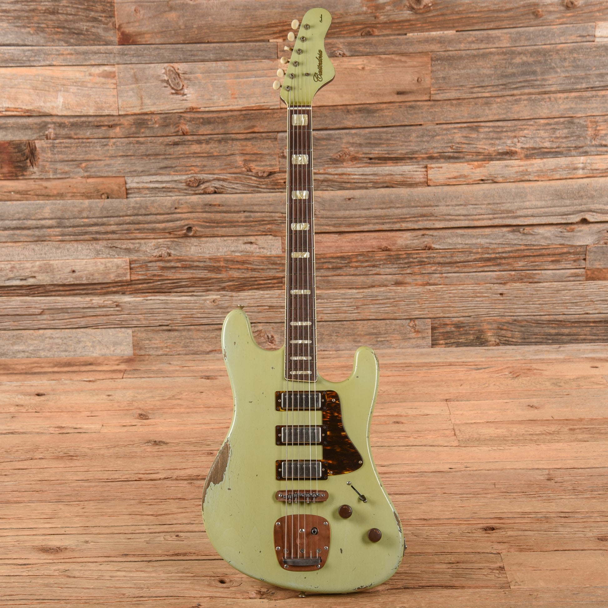 Castedosa Conchers Baritone Aged Sonic Blue Electric Guitars / Solid Body