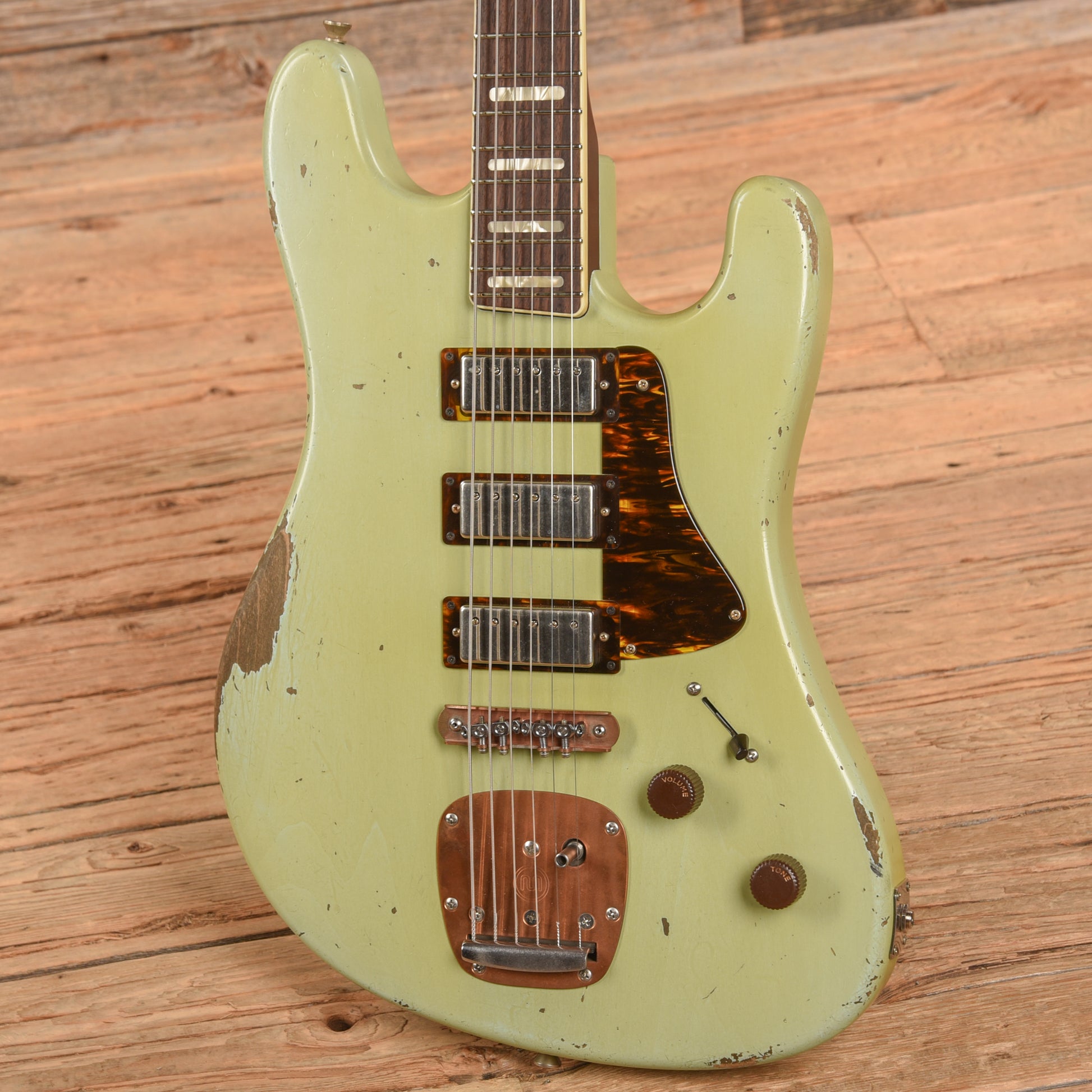 Castedosa Conchers Baritone Aged Sonic Blue Electric Guitars / Solid Body