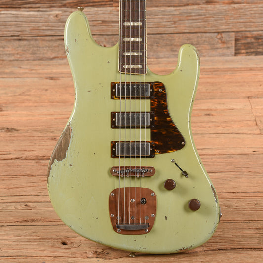 Castedosa Conchers Baritone Aged Sonic Blue Electric Guitars / Solid Body