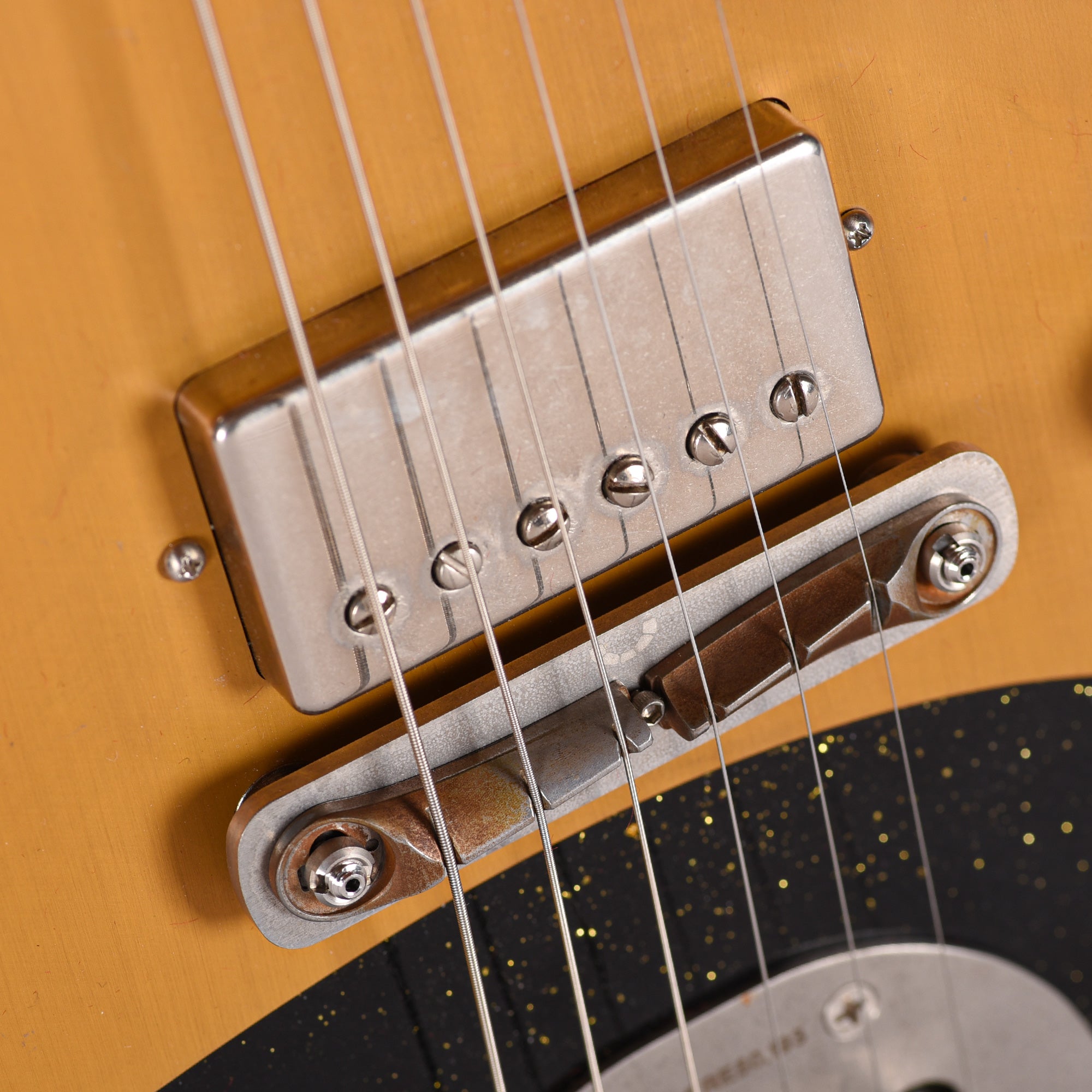 Castedosa Maravilla L-84 Standard Heavy Aged Black Over Surf Burst Electric Guitars / Solid Body