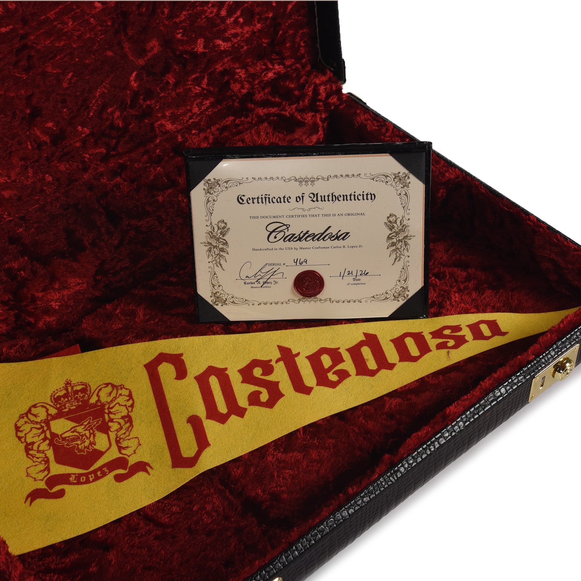 Castedosa Maravilla L-84 Standard Heavy Aged Black Over Surf Burst Electric Guitars / Solid Body