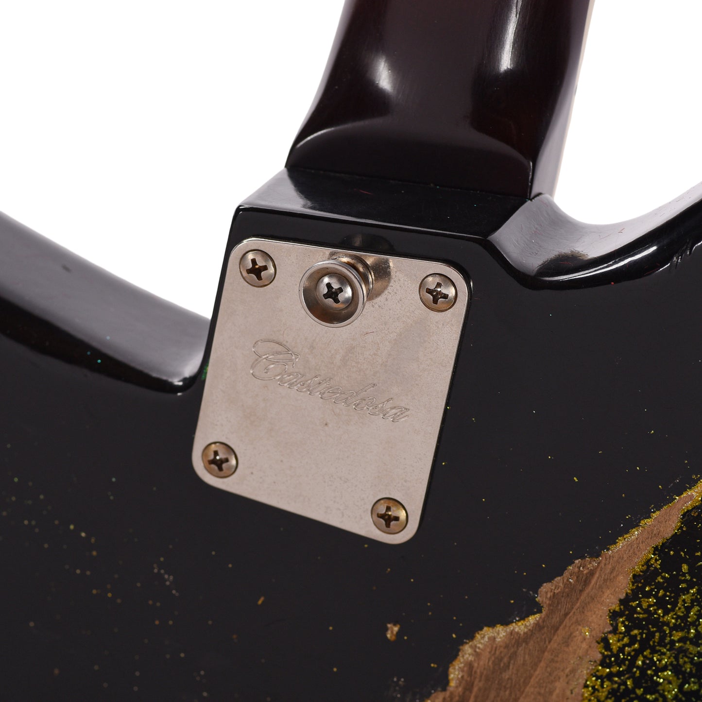 Castedosa Maravilla L-84 Standard Heavy Aged Black Over Surf Burst Electric Guitars / Solid Body