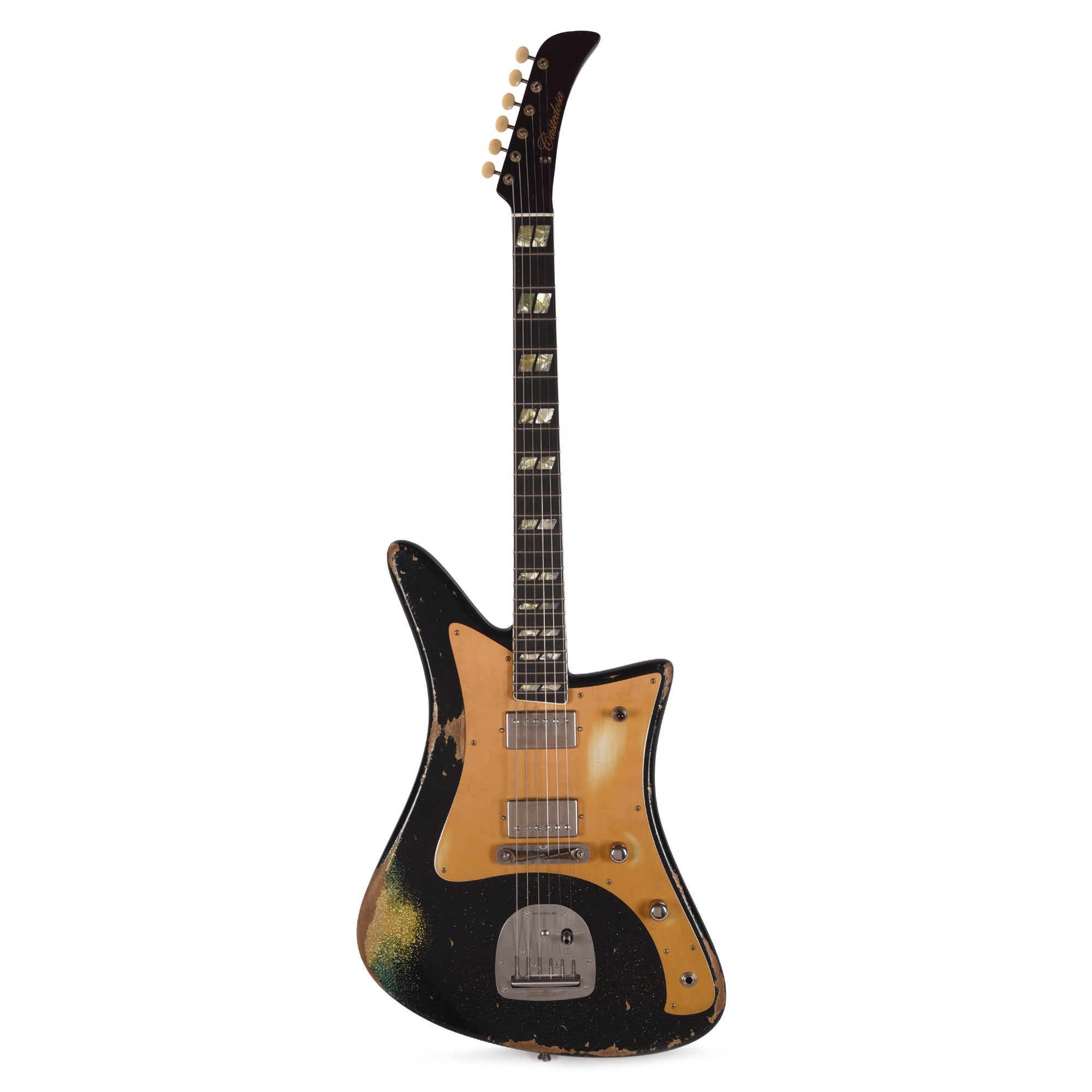 Castedosa Maravilla L-84 Standard Heavy Aged Black Over Surf Burst Electric Guitars / Solid Body