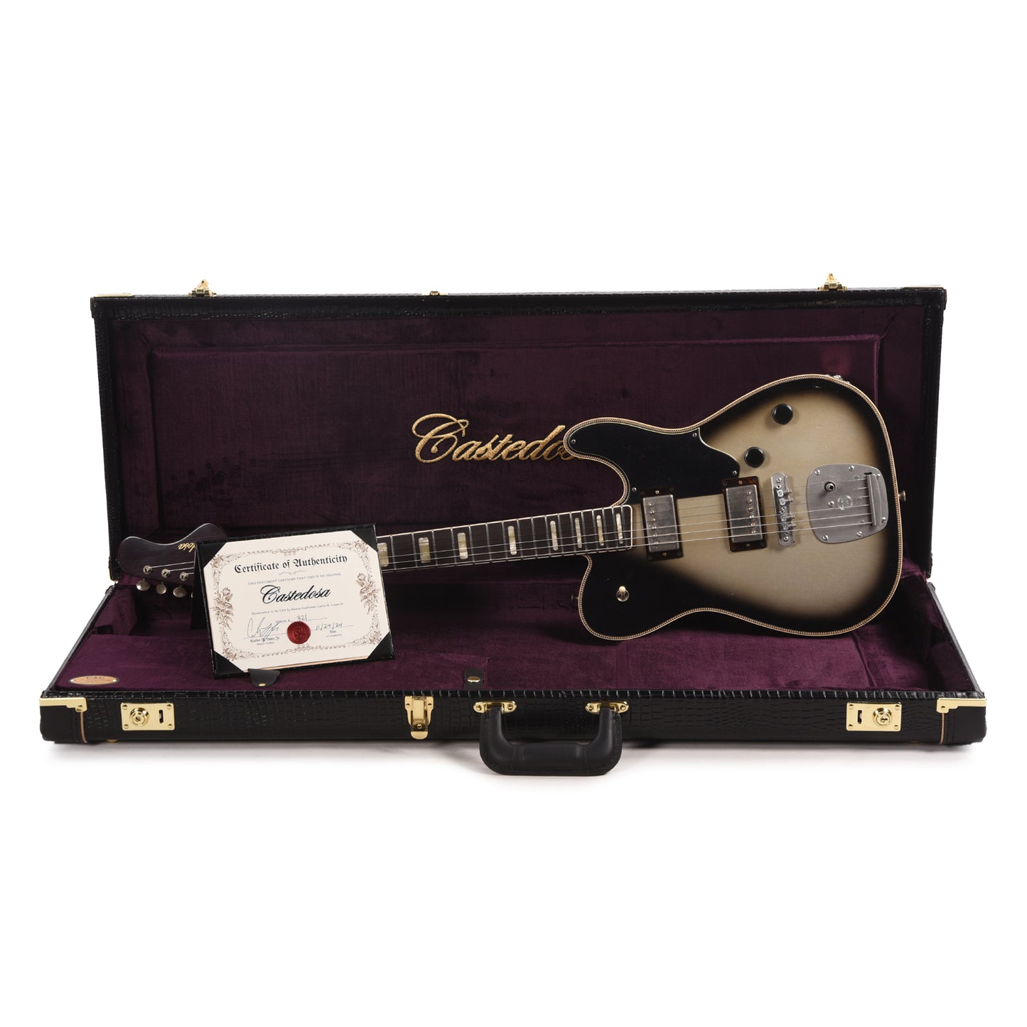 Castedosa Marianna Custom Aged Silverburst w/TS Humbuckers Electric Guitars / Solid Body