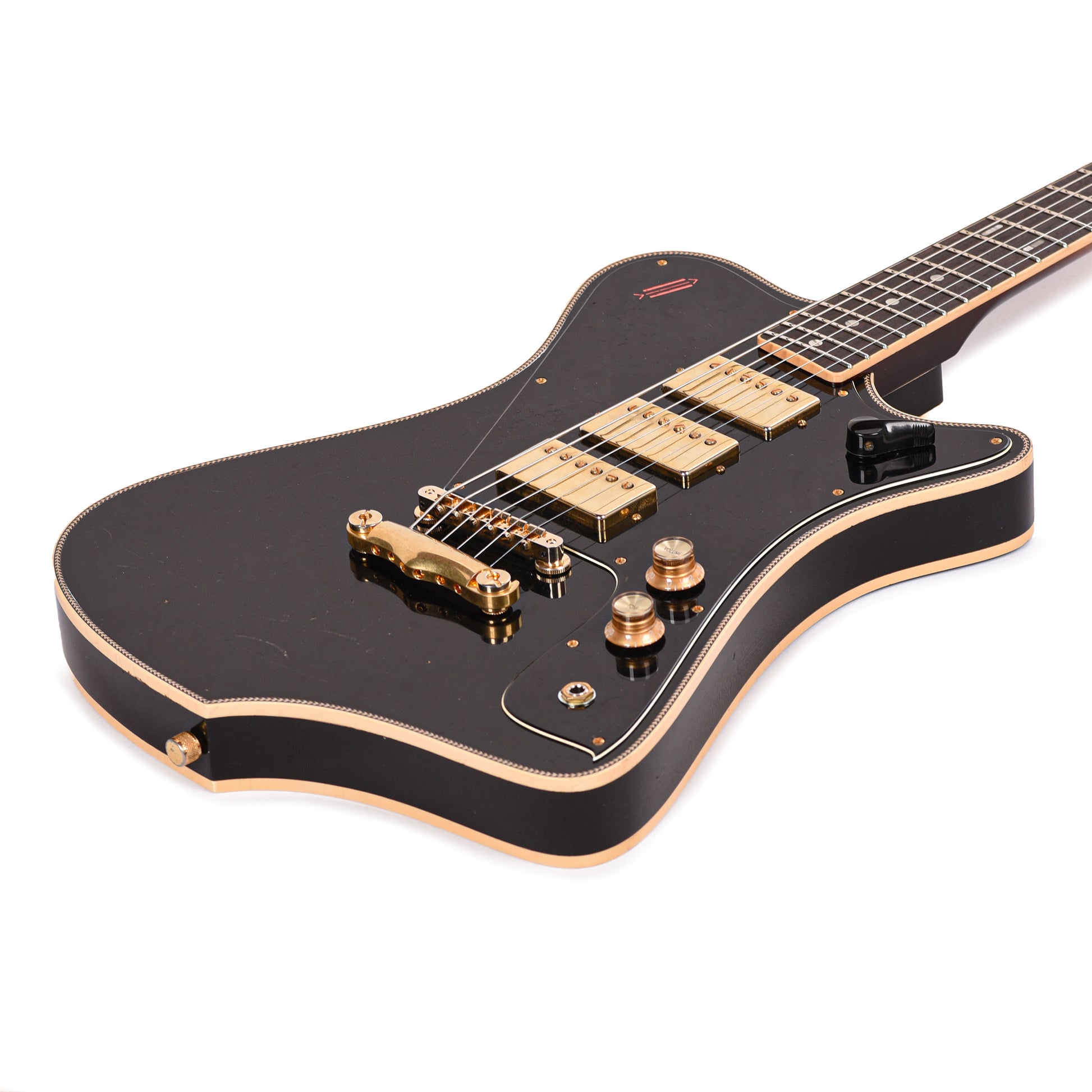 Castedosa The Halcón Custom Baritone Light Aged Lacquer Aged Black Electric Guitars / Solid Body