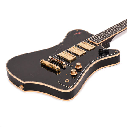 Castedosa The Halcón Custom Baritone Light Aged Lacquer Aged Black Electric Guitars / Solid Body