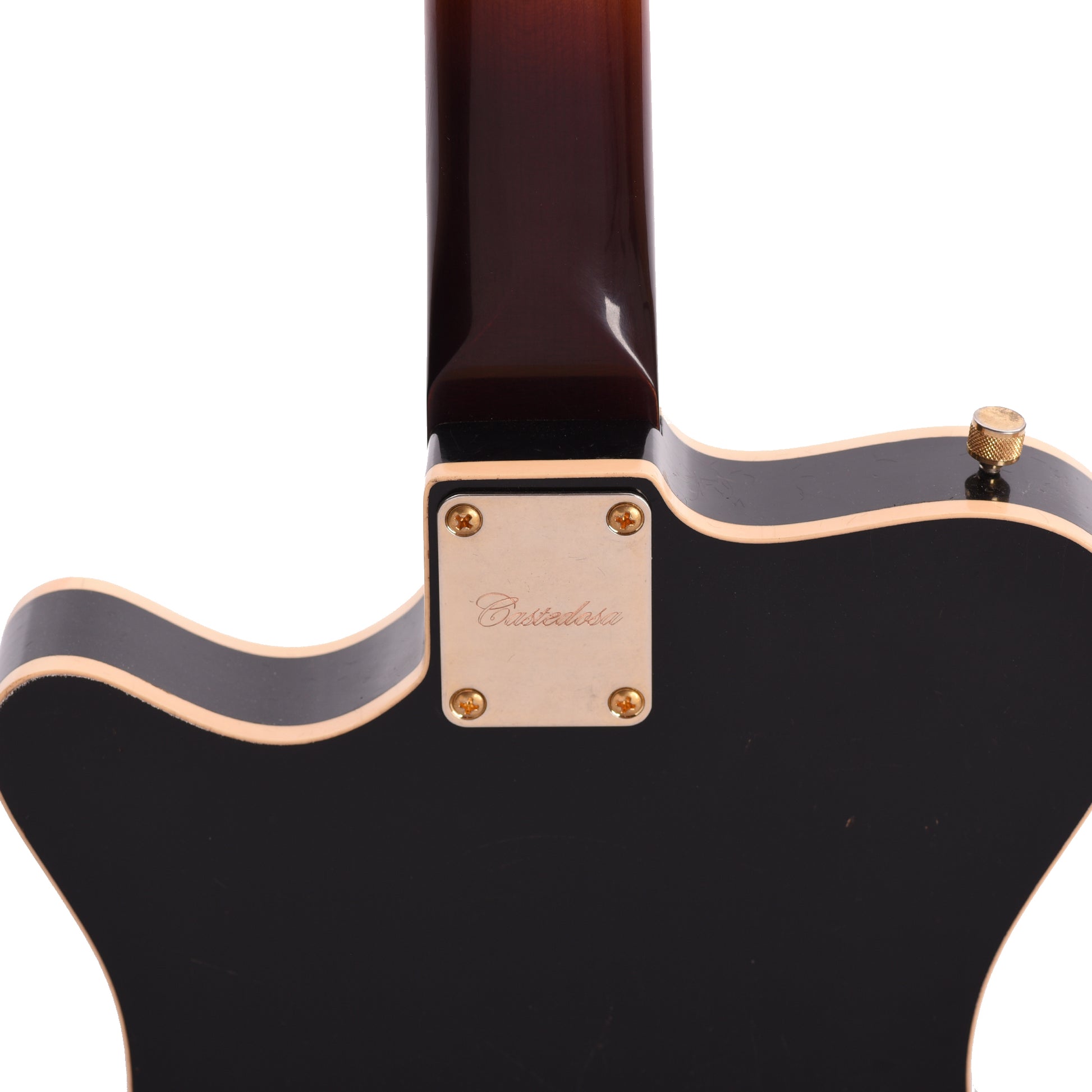 Castedosa The Halcón Custom Baritone Light Aged Lacquer Aged Black Electric Guitars / Solid Body