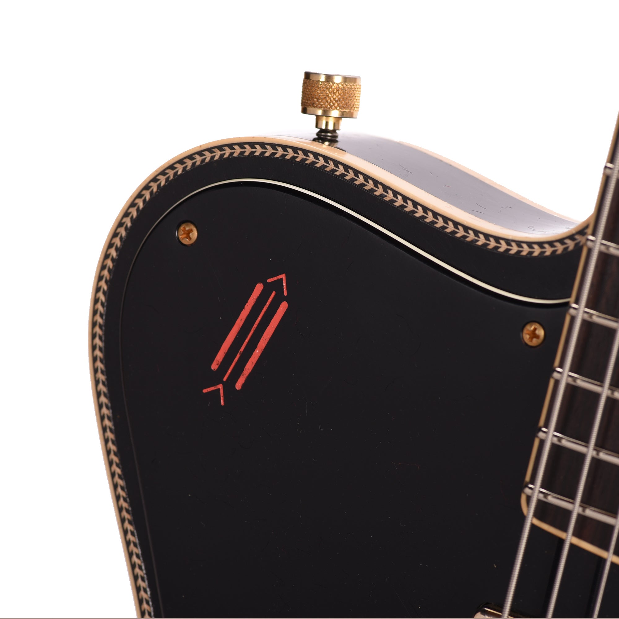 Castedosa The Halcón Custom Baritone Light Aged Lacquer Aged Black Electric Guitars / Solid Body