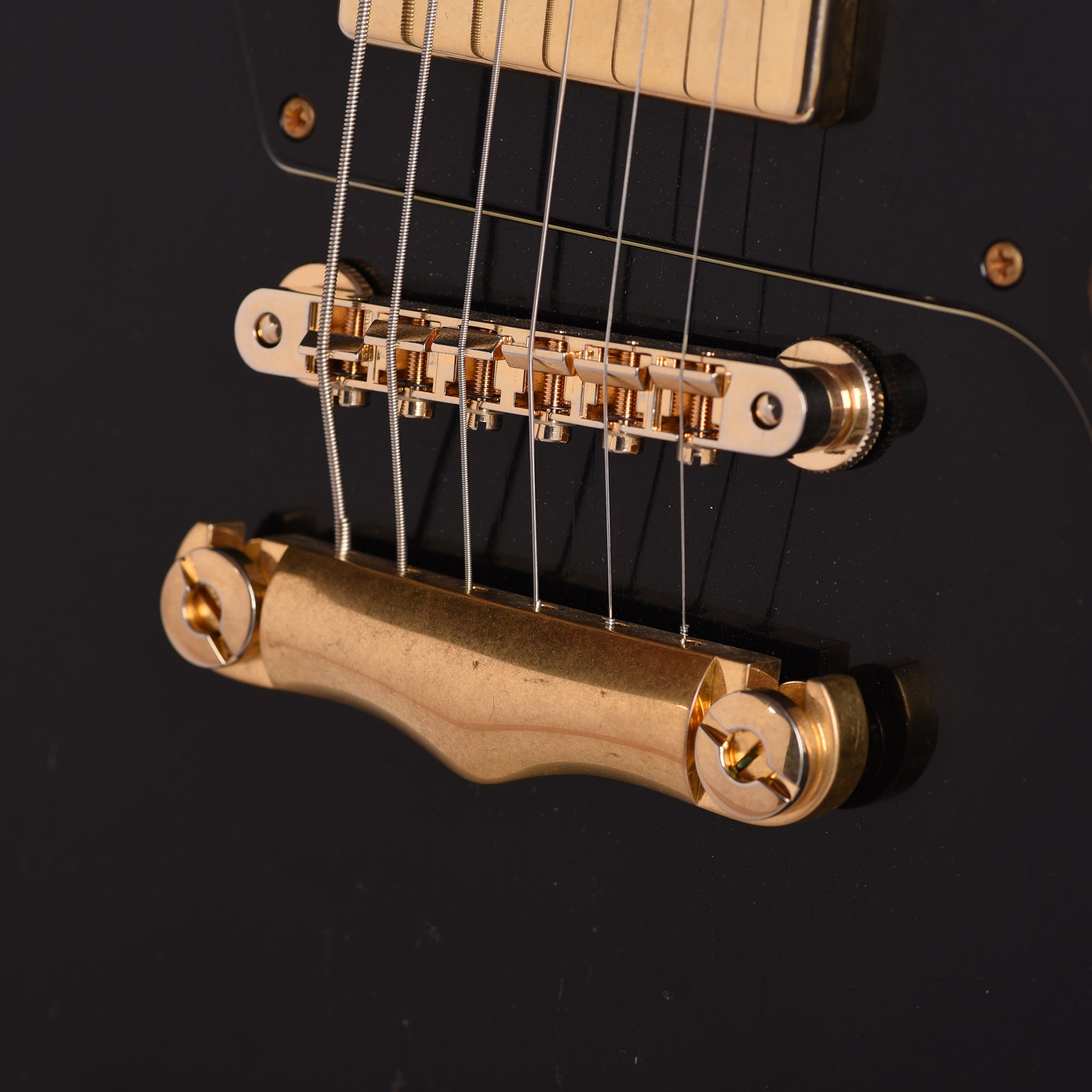 Castedosa The Halcón Custom Baritone Light Aged Lacquer Aged Black Electric Guitars / Solid Body