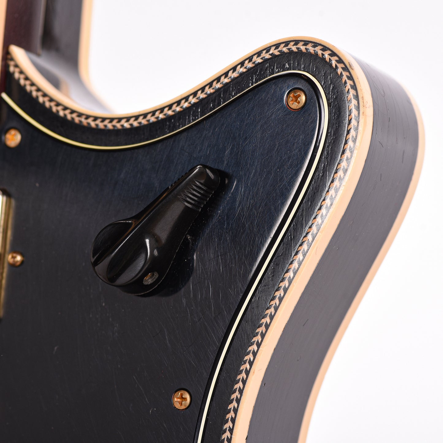Castedosa The Halcón Custom Baritone Light Aged Lacquer Aged Black Electric Guitars / Solid Body