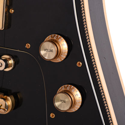 Castedosa The Halcón Custom Baritone Light Aged Lacquer Aged Black Electric Guitars / Solid Body