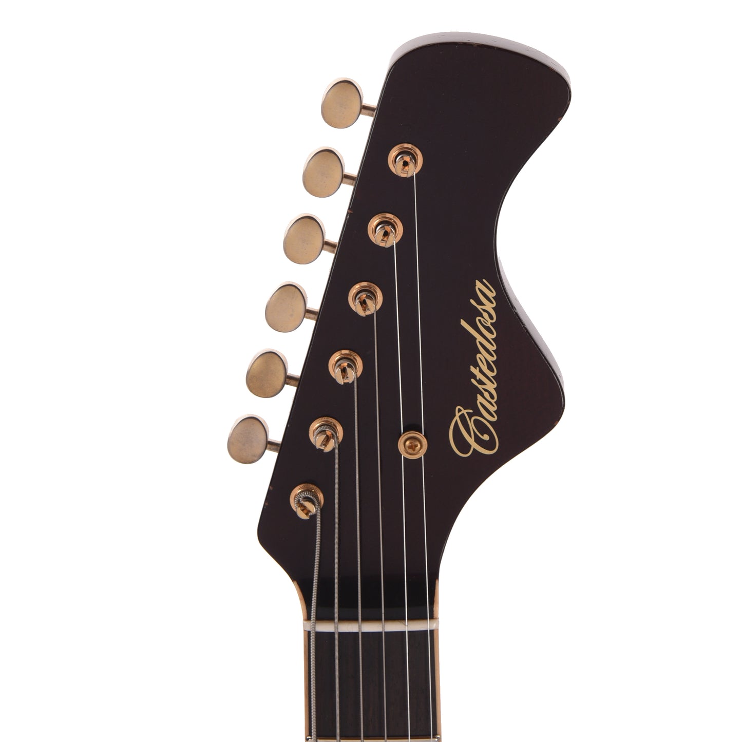 Castedosa The Halcón Custom Baritone Light Aged Lacquer Aged Black Electric Guitars / Solid Body