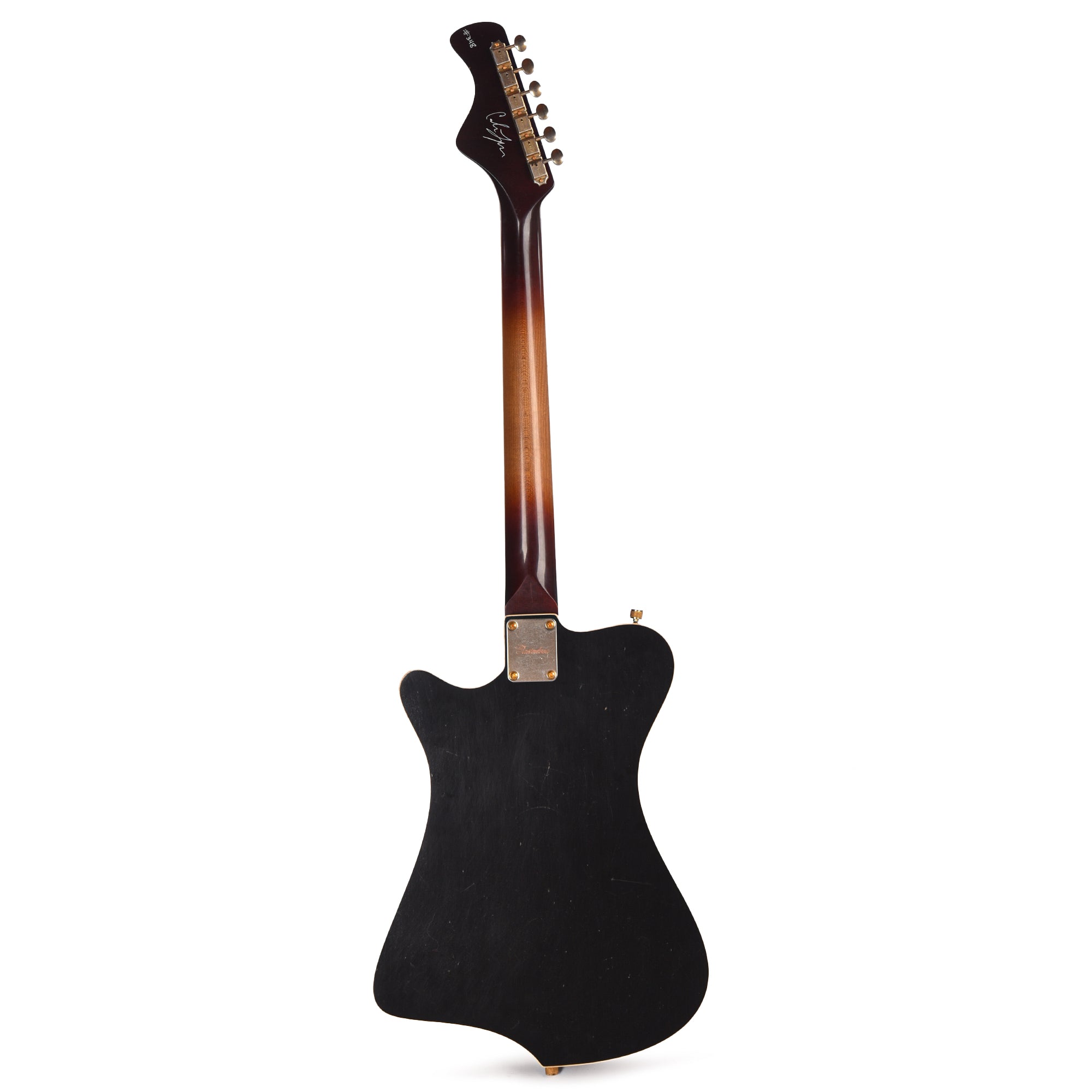 Castedosa The Halcón Custom Baritone Light Aged Lacquer Aged Black Electric Guitars / Solid Body