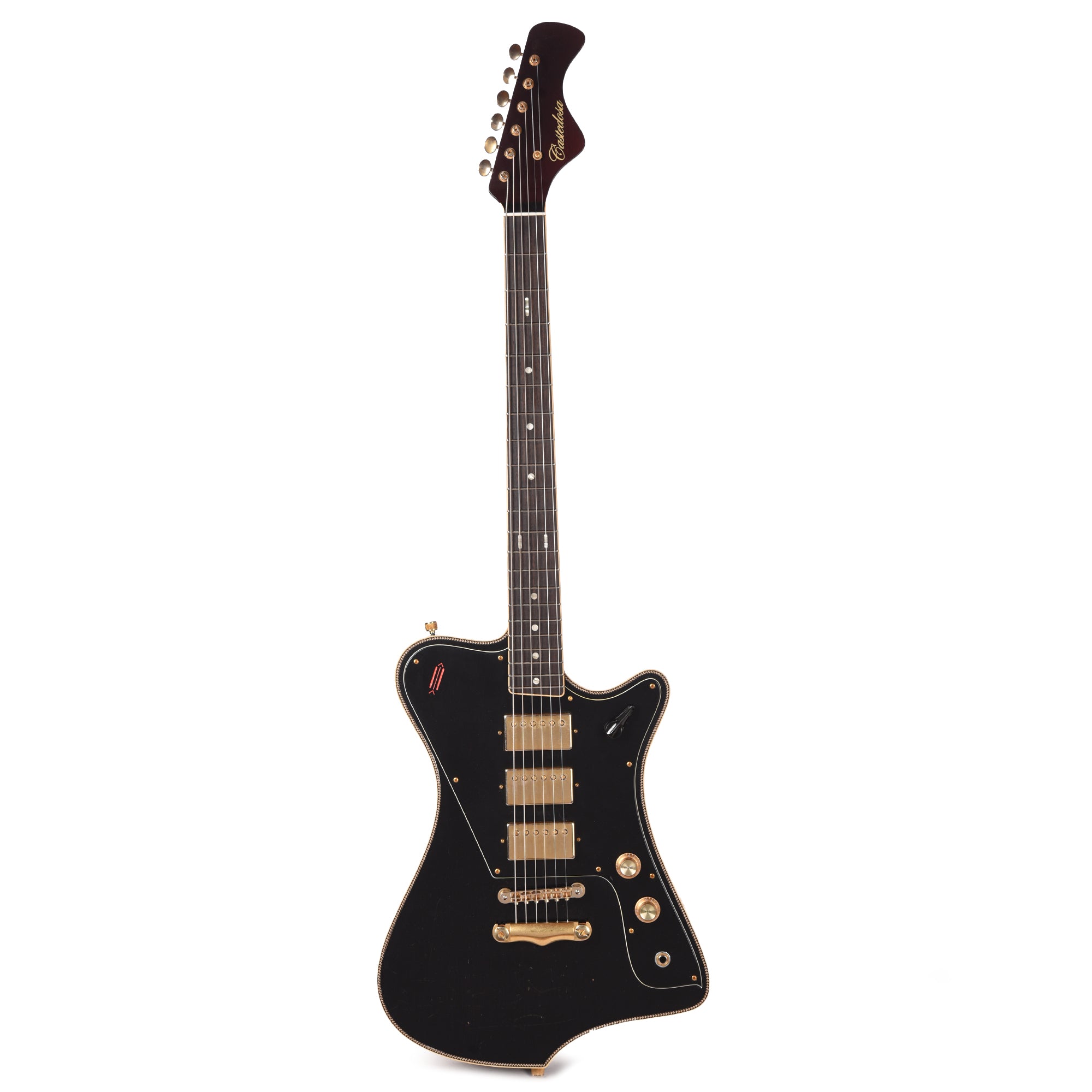 Castedosa The Halcón Custom Baritone Light Aged Lacquer Aged Black Electric Guitars / Solid Body