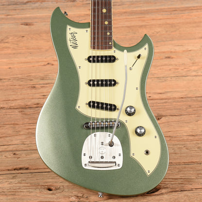 Cave & Canary Meteor Deluxe Olive Green 2023 Electric Guitars / Solid Body