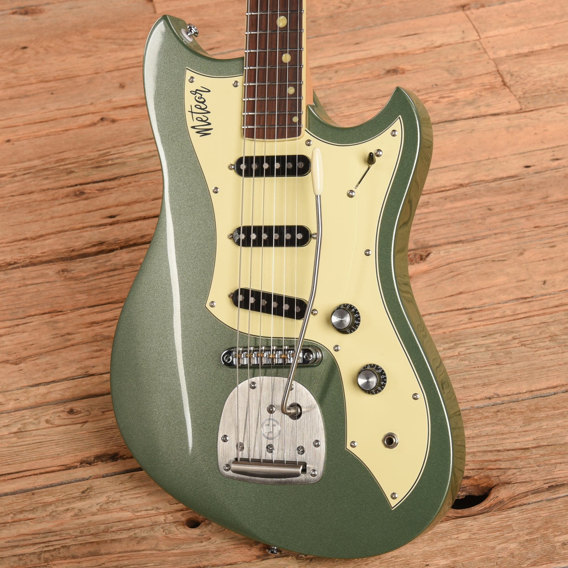 Cave & Canary Meteor Deluxe Olive Green 2023 Electric Guitars / Solid Body