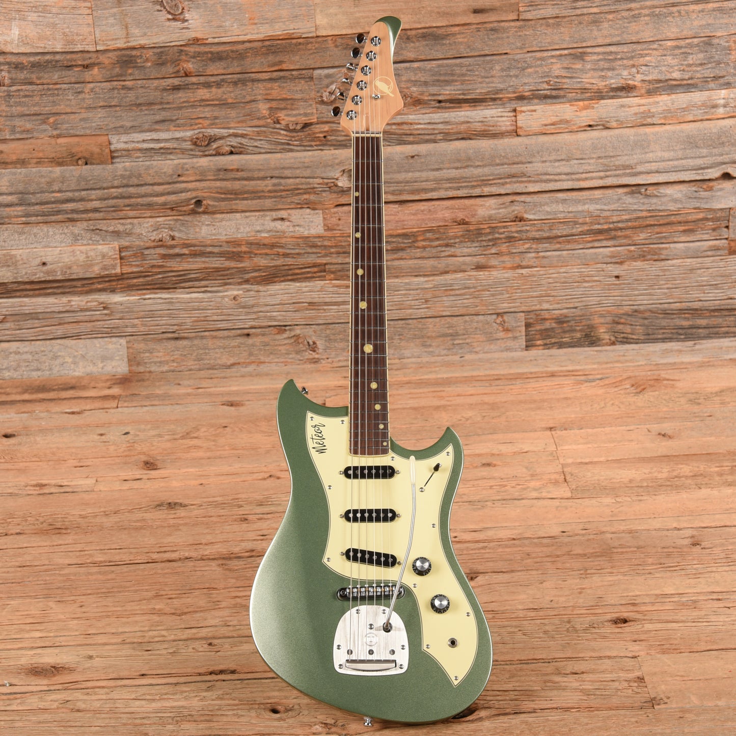 Cave & Canary Meteor Deluxe Olive Green 2023 Electric Guitars / Solid Body