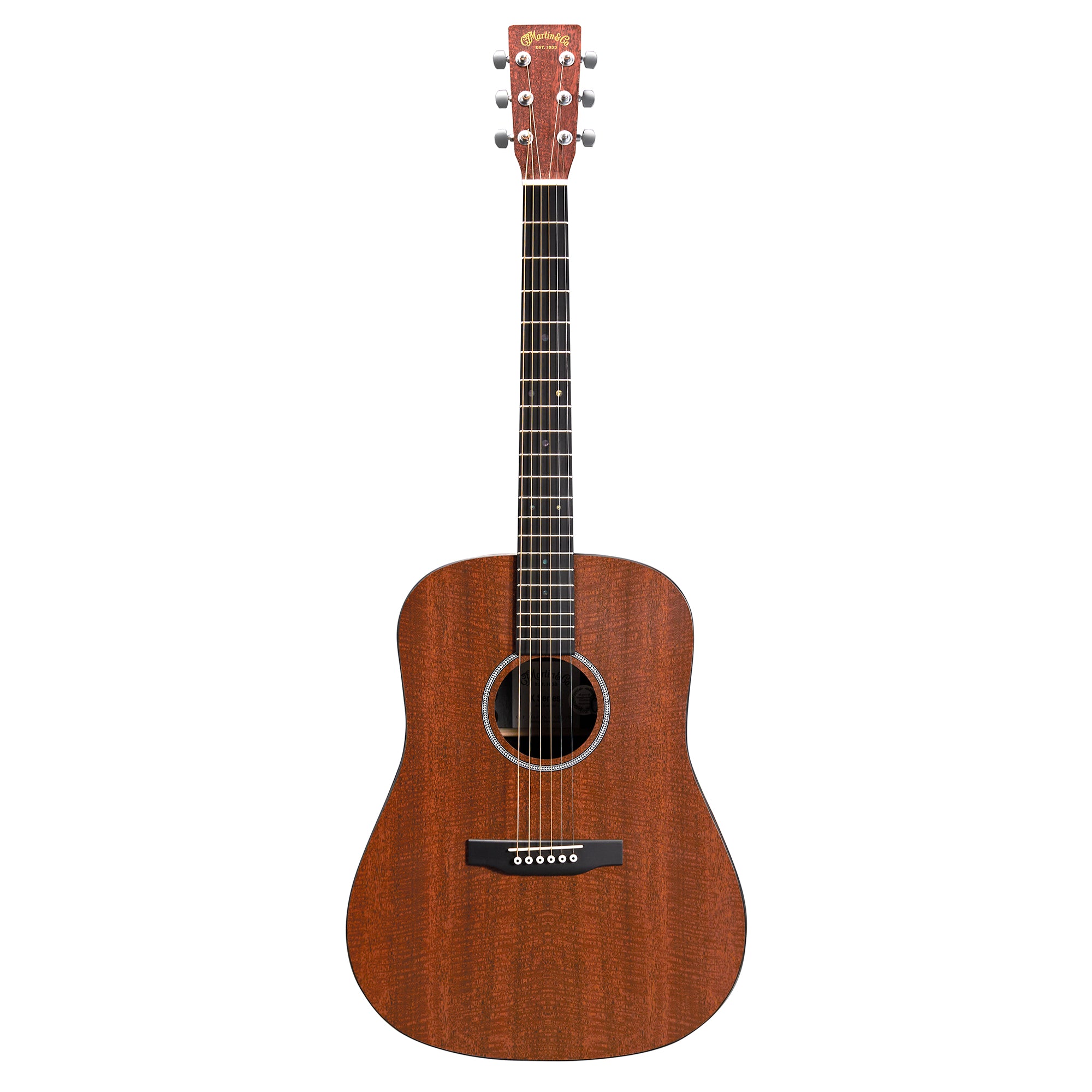 Martin D-X1E Figured Mahogany Pattern HPL Natural