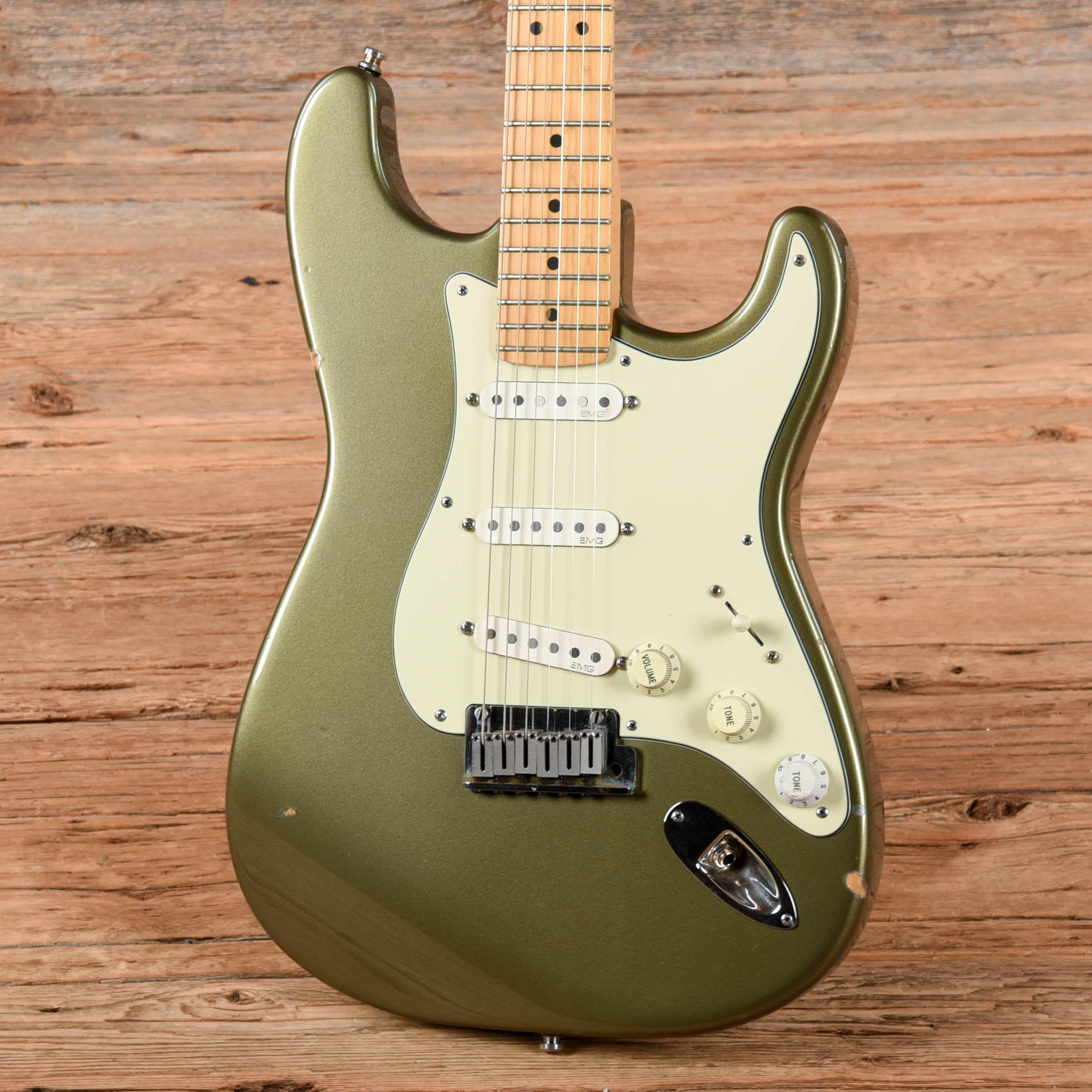 Fender U.S. Lone Star Stratocaster Pewter Green 1996