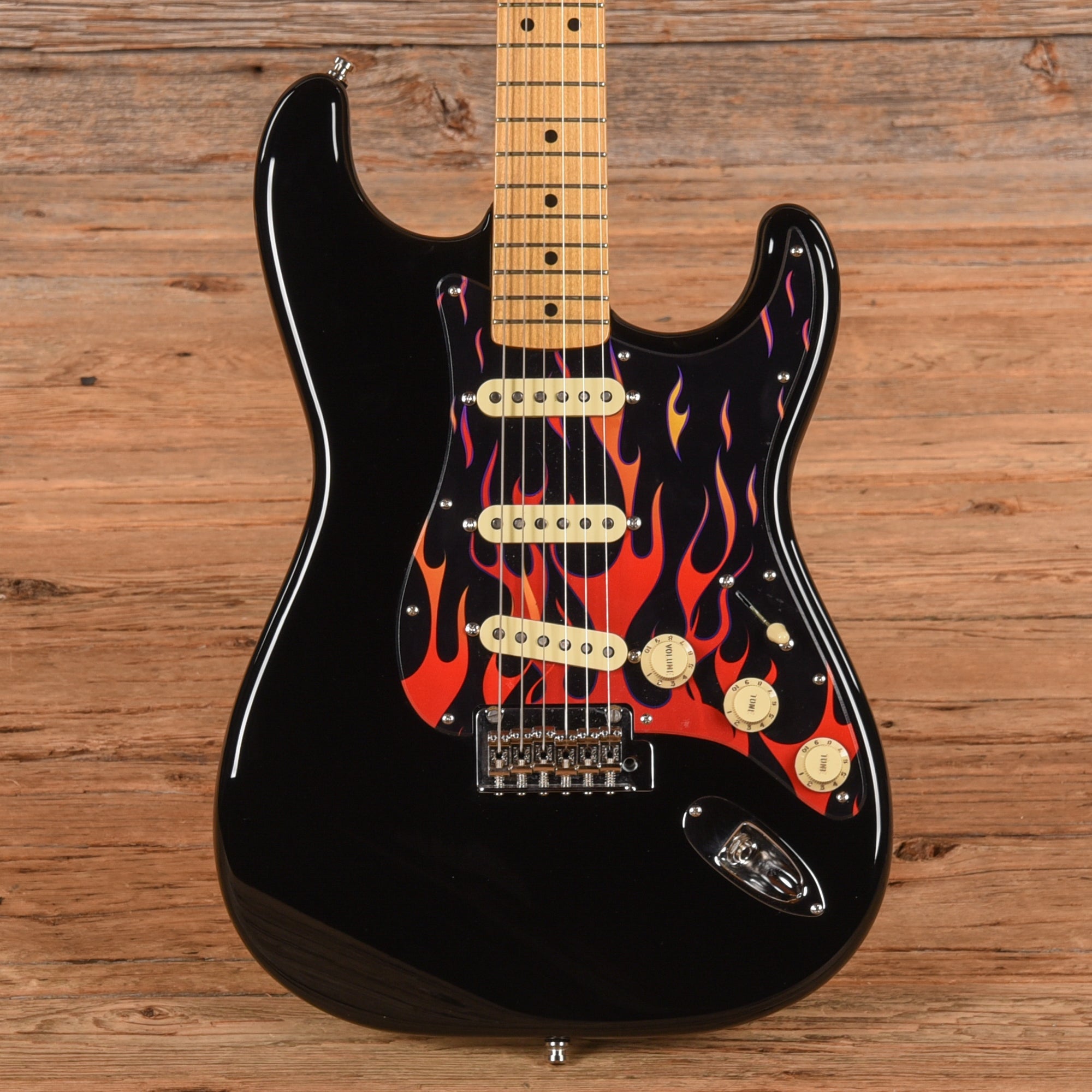 Fender '68 Stratocaster Reissue Neck with Unknown Body Black 1999