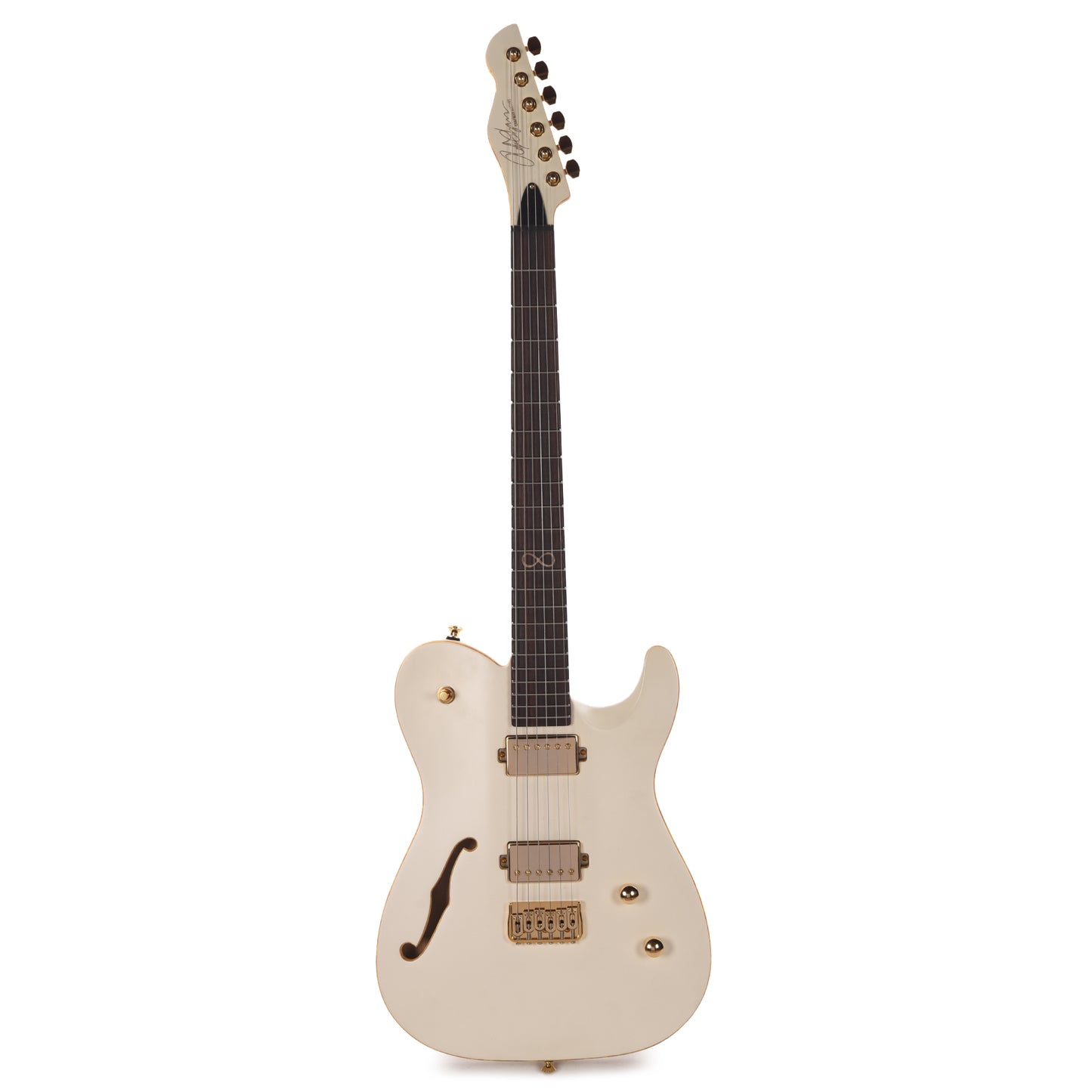 Chapman Chris Robertson Signature SAR63 Stone White Electric Guitars / Semi-Hollow