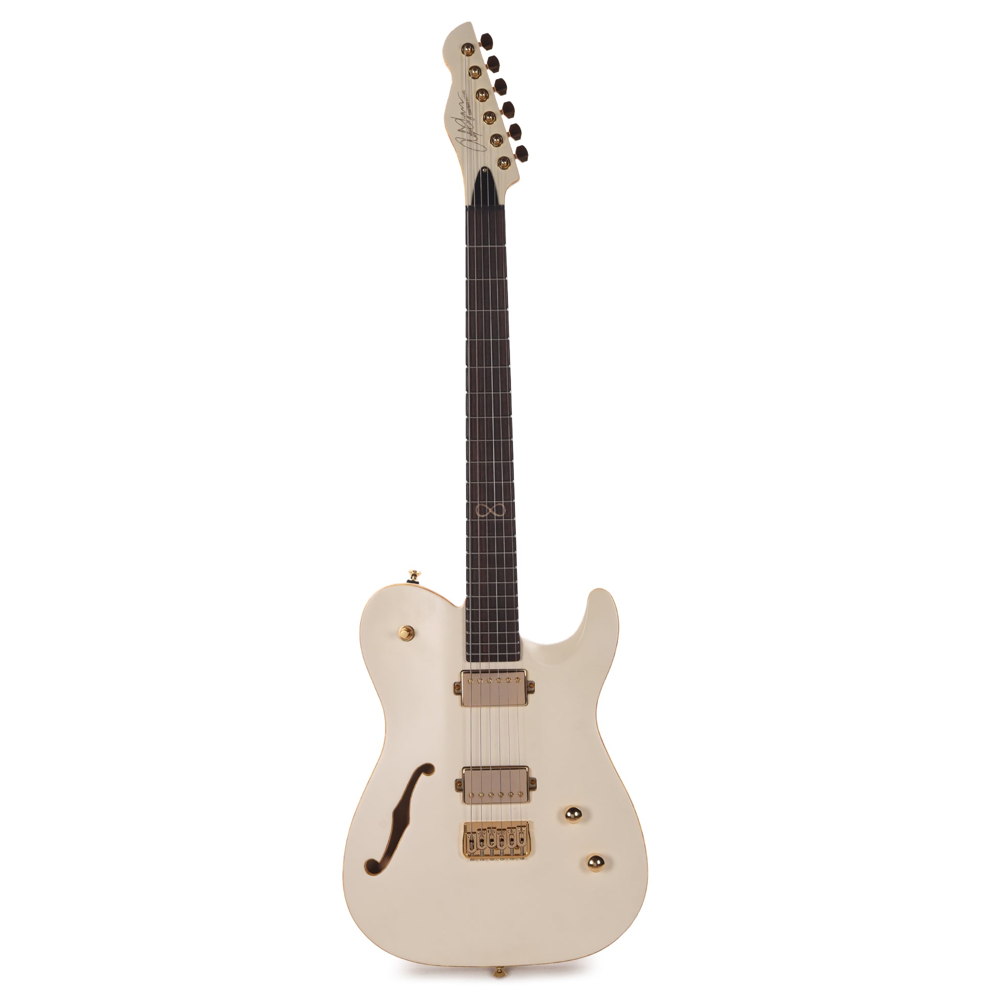 Chapman Chris Robertson Signature SAR63 Stone White Electric Guitars / Semi-Hollow