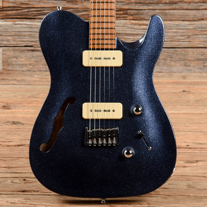Chapman ML3 Pro Traditional Semi-Hollow Dark Blue Sparkle Electric Guitars / Semi-Hollow