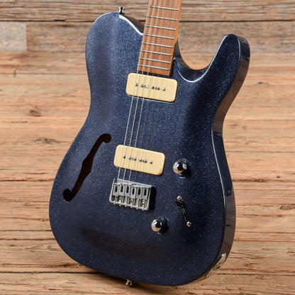Chapman ML3 Pro Traditional Semi-Hollow Dark Blue Sparkle Electric Guitars / Semi-Hollow