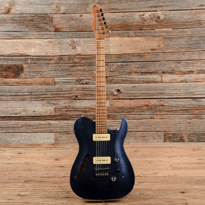 Chapman ML3 Pro Traditional Semi-Hollow Dark Blue Sparkle Electric Guitars / Semi-Hollow