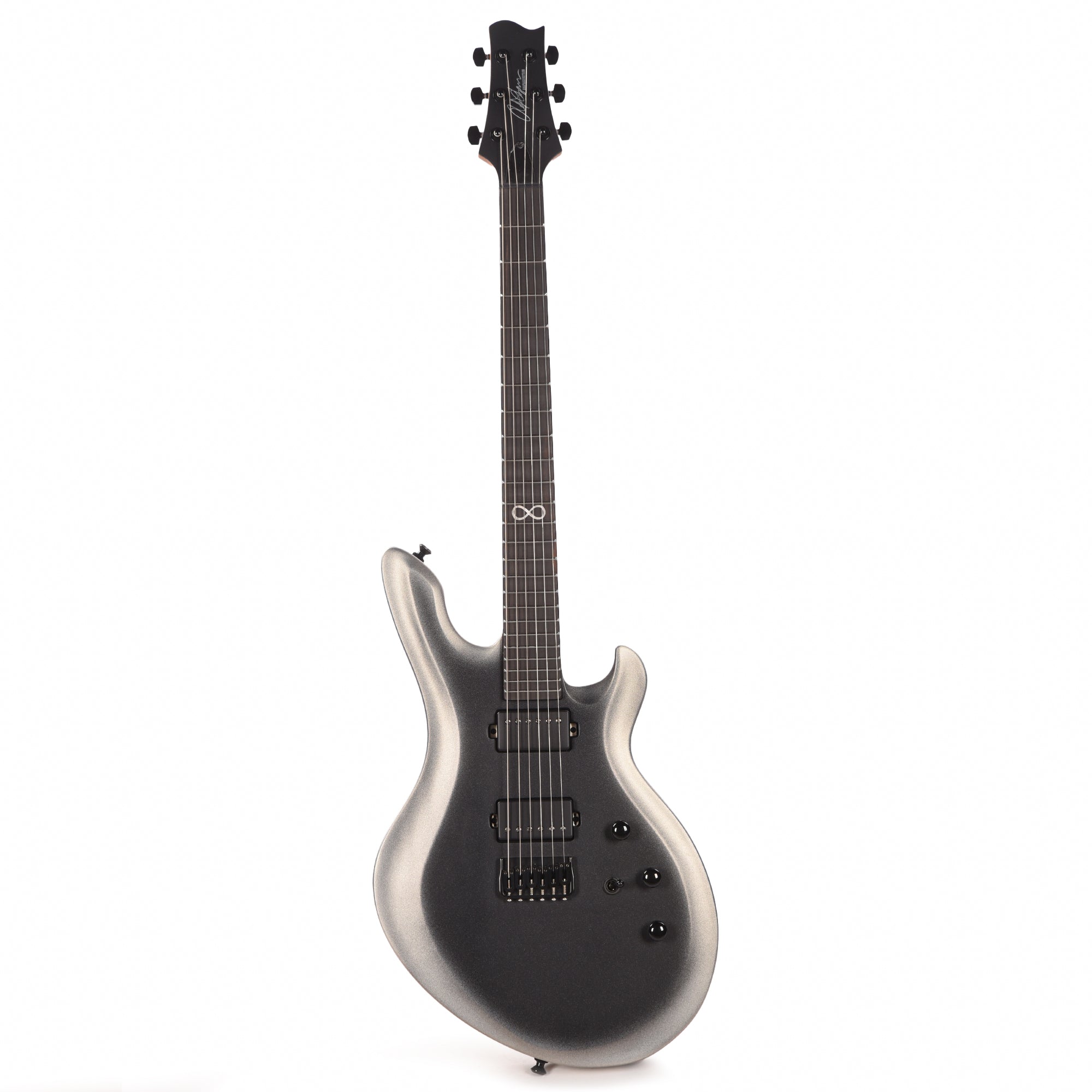 Chapman Guardian Cyber Silver Burst Metallic Satin Electric Guitars / Solid Body