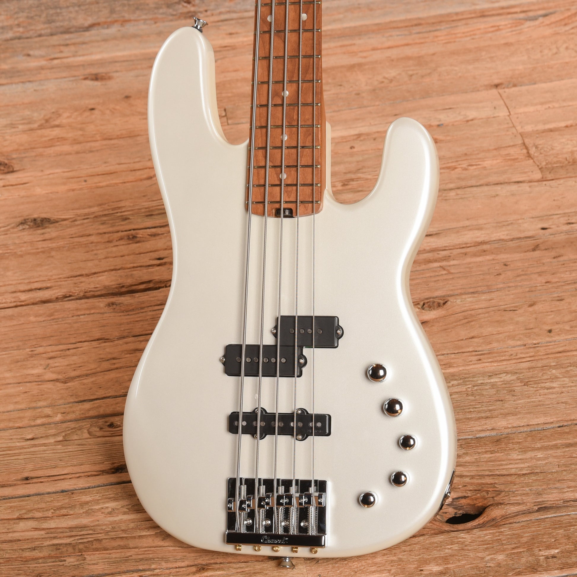 Charvel Pro Mod San Dimas 5-String Bass PJ Pearl White 2021 Bass Guitars / 5-String or More