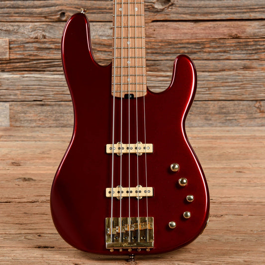 Charvel Pro-Mod San Dimas Bass JJ V Candy Apple Red 2021 Bass Guitars / 5-String or More