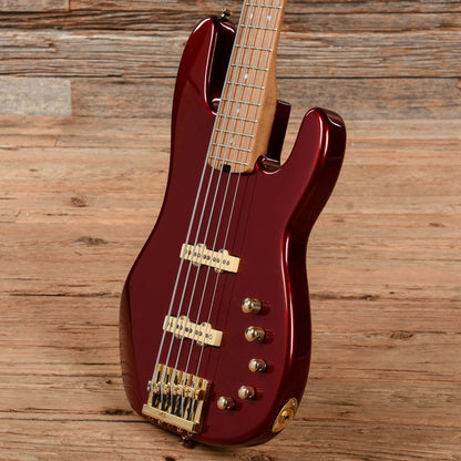Charvel Pro-Mod San Dimas Bass JJ V Candy Apple Red 2021 Bass Guitars / 5-String or More