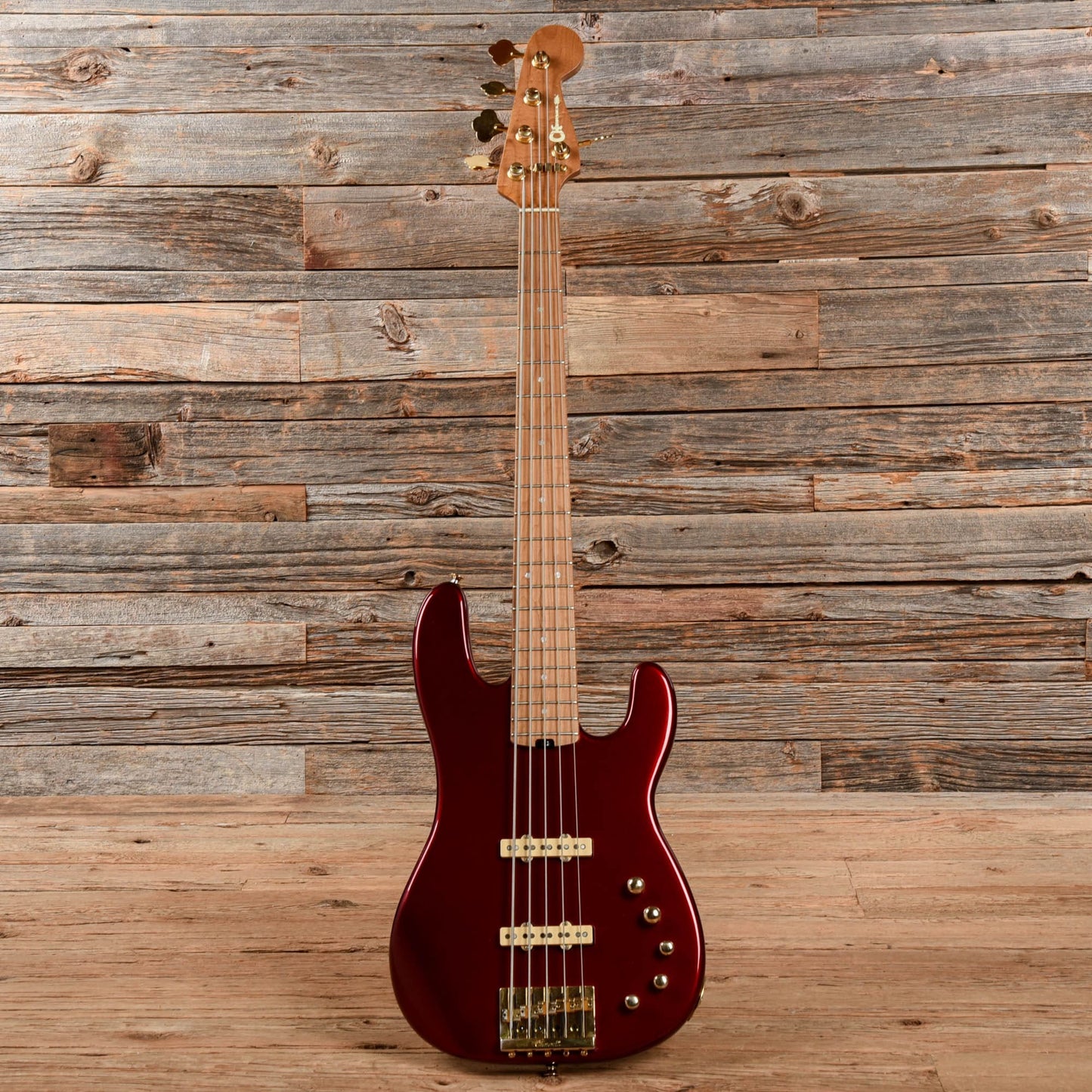 Charvel Pro-Mod San Dimas Bass JJ V Candy Apple Red 2021 Bass Guitars / 5-String or More