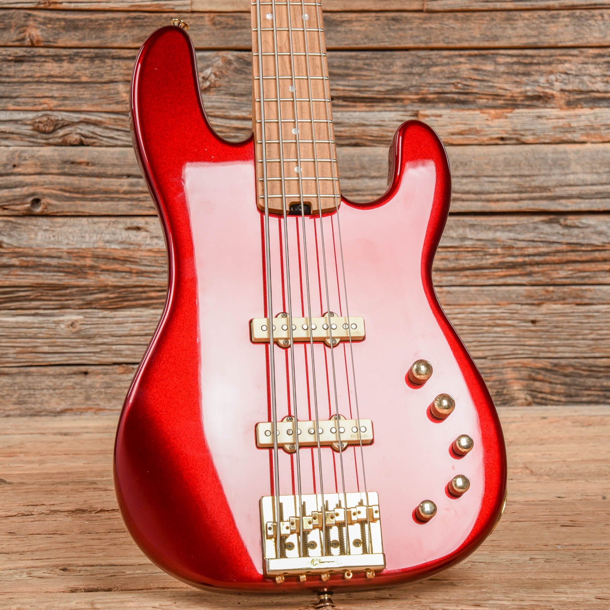 Charvel Pro-Mod San Dimas Bass JJ V Candy Apple Red 2021 Bass Guitars / 5-String or More
