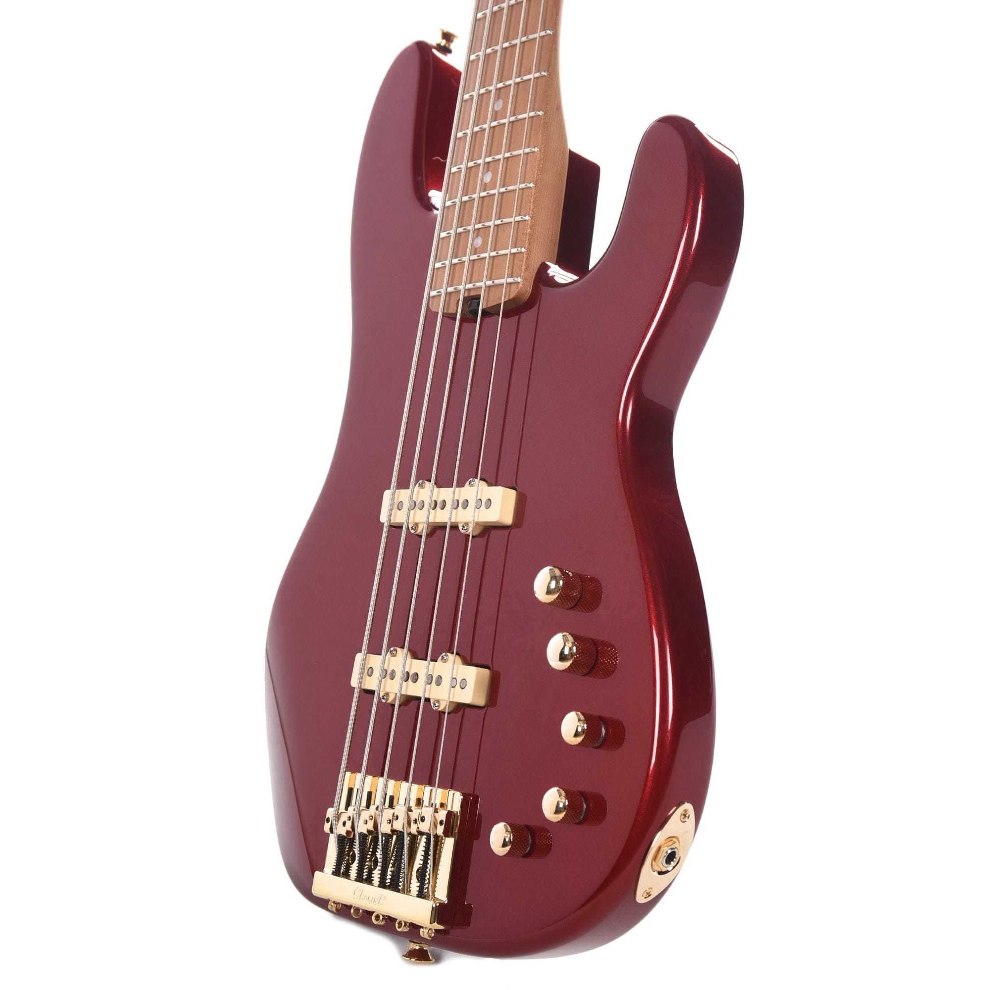 Charvel Pro-Mod San Dimas Bass JJ V Candy Apple Red Bass Guitars / 5-String or More