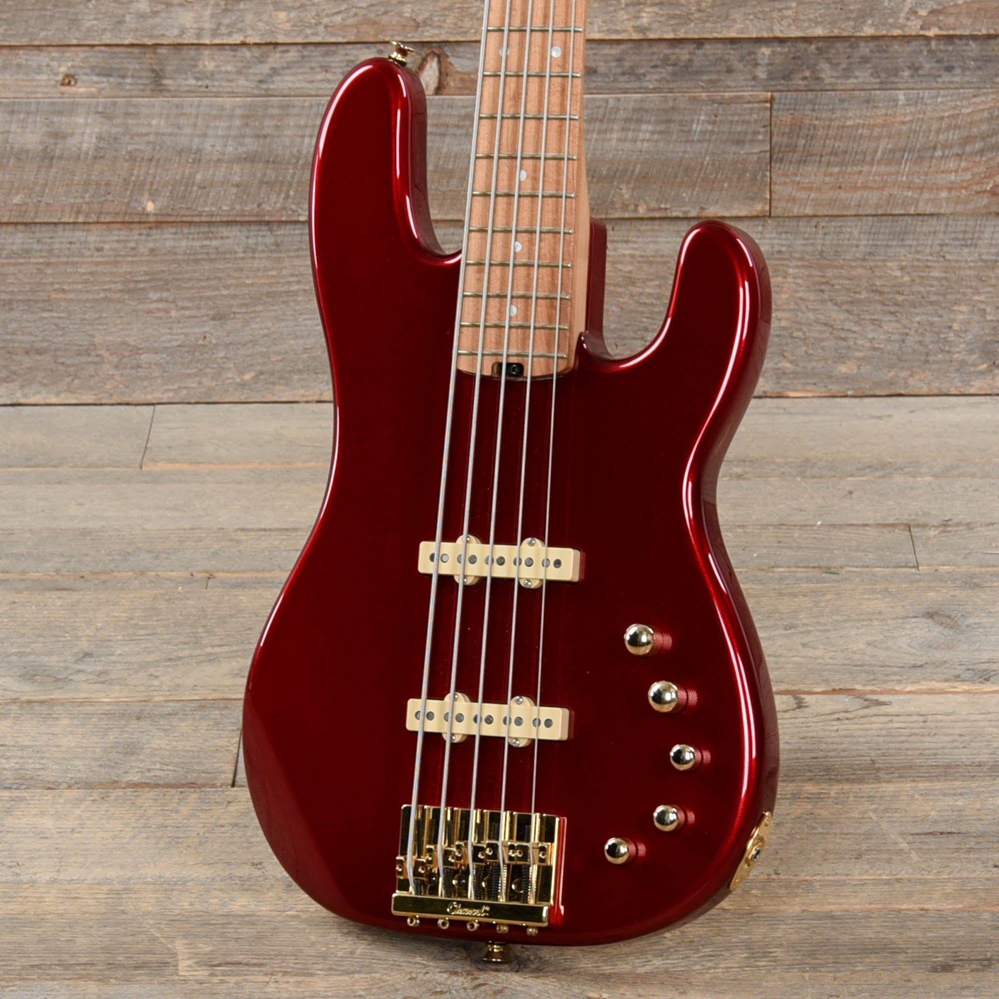 Charvel Pro-Mod San Dimas Bass JJ V Candy Apple Red Bass Guitars / 5-String or More